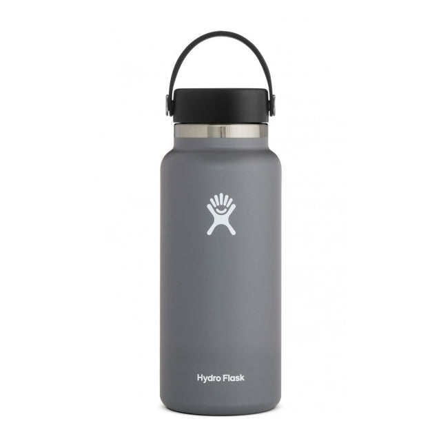 32 oz Wide Mouth Water Bottle with Straw & Leak-Proof Lid - BPA Free Stainless Steel Insulated Water Bottle for Gym, Hiking, Travel & Outdoor Activities