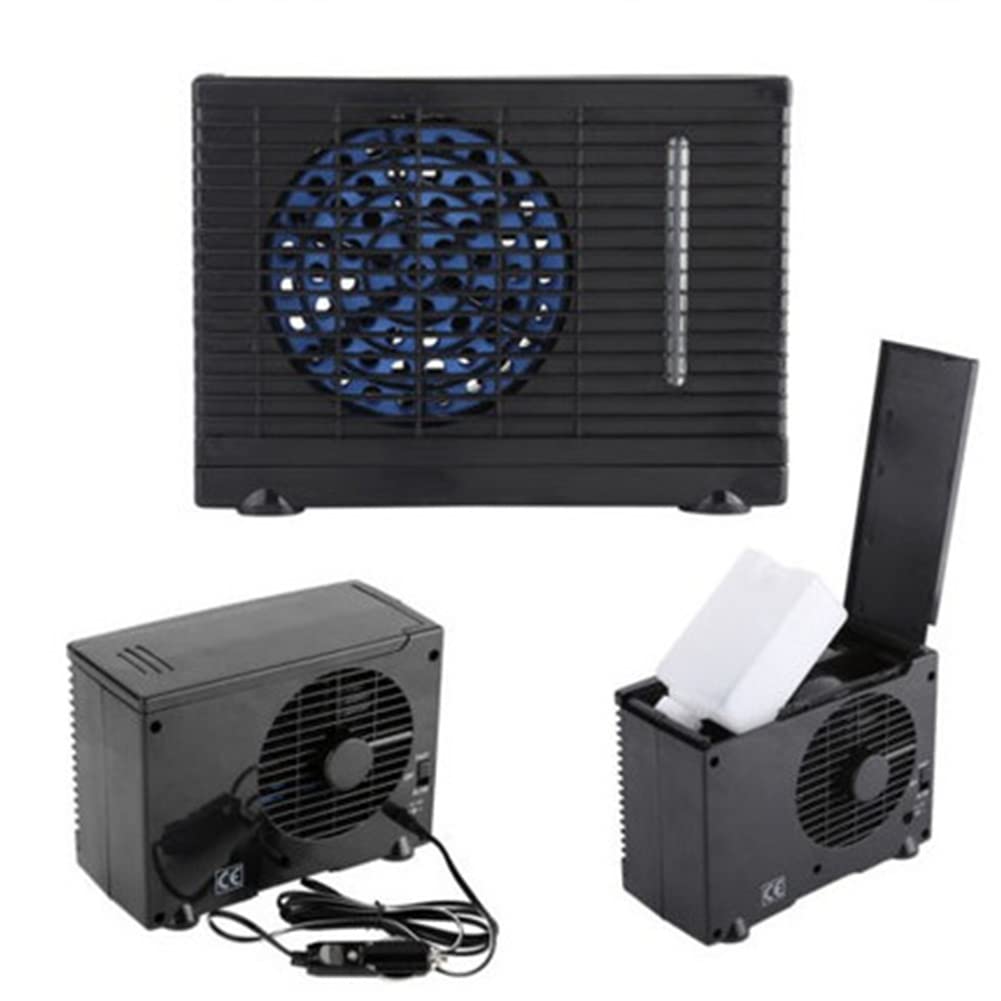 24V Portable Mini Evaporative Air Cooler - Compact DC Cooling Fan for Cars, Trucks & Small Spaces | Personal Cooling Solution for Home, Office & Vehicle Use