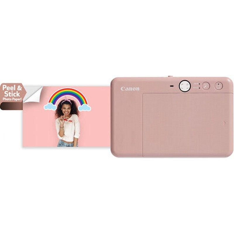 Canon IVY CLIQ2+ Instant Digital Camera & Printer in Rose Gold - Portable Photo Printing for Travel, Parties & Memories