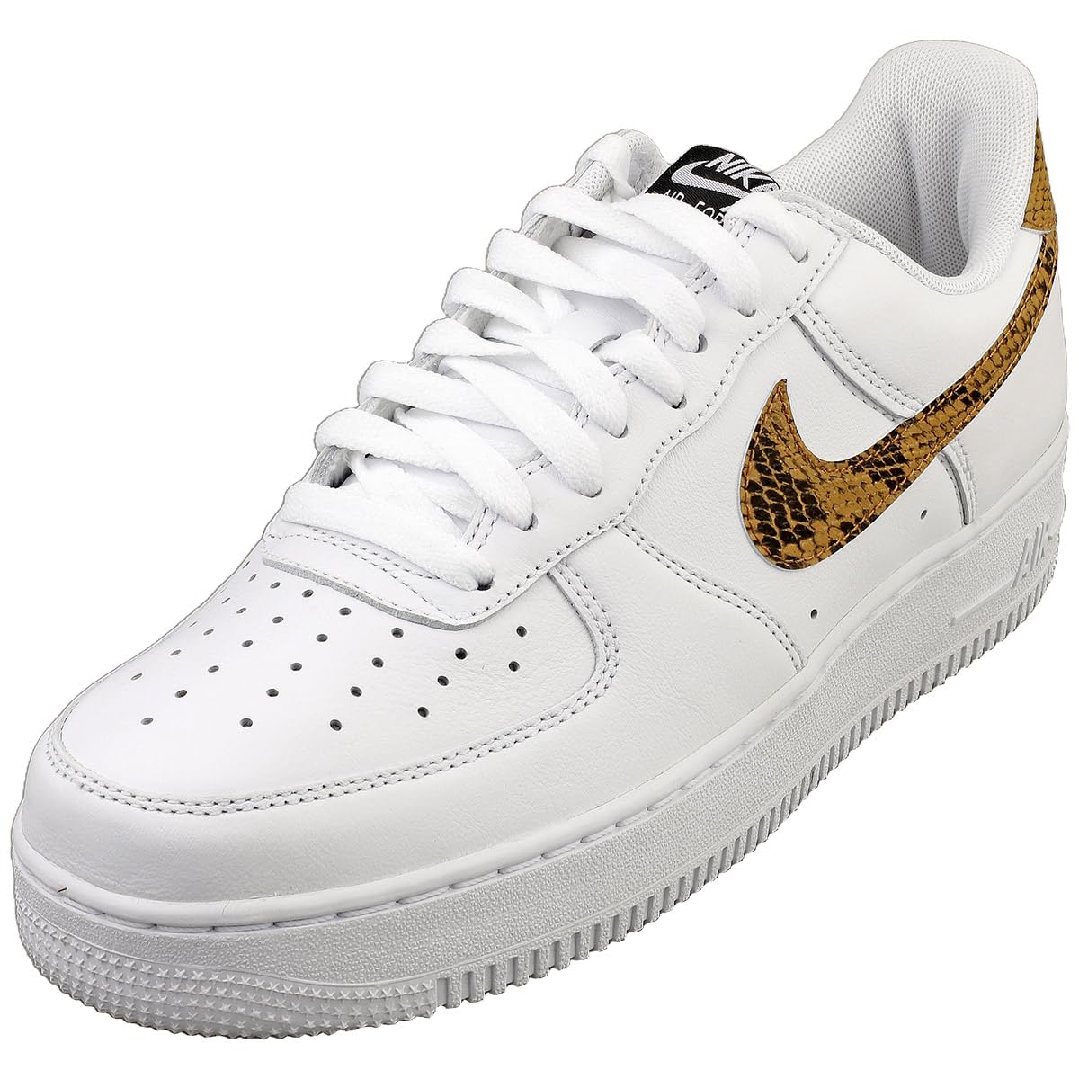 Nike Air Force 1 Low Retro Premium QS Sneakers - Ivory Snake Print Men's Basketball Shoes for Casual Wear & Street Style