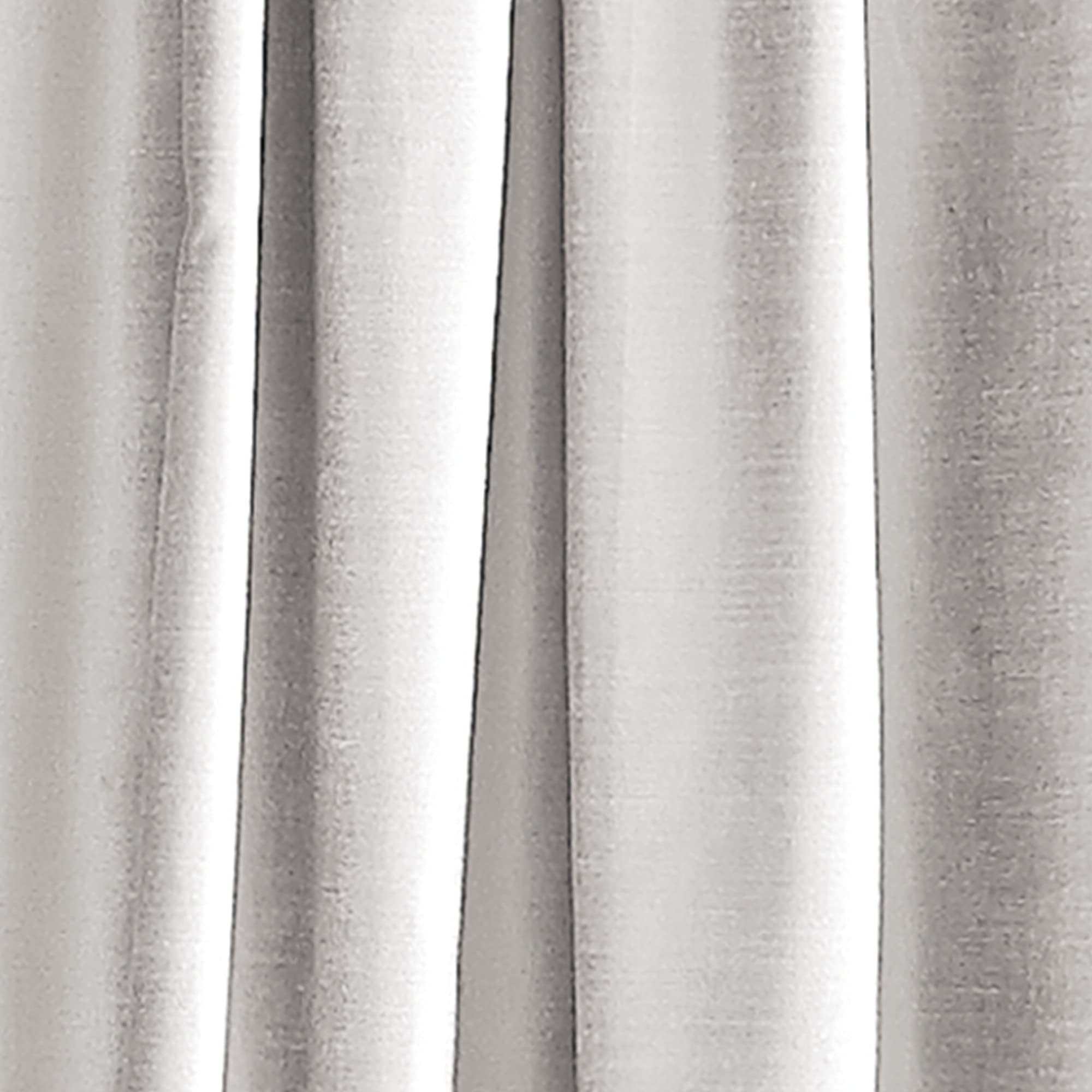 DKNY Modern Knotted Velvet Lined Curtain Panels (Pair) - 96 Inch Winter White Window Drapes for Living Room & Bedroom Blackout Treatment