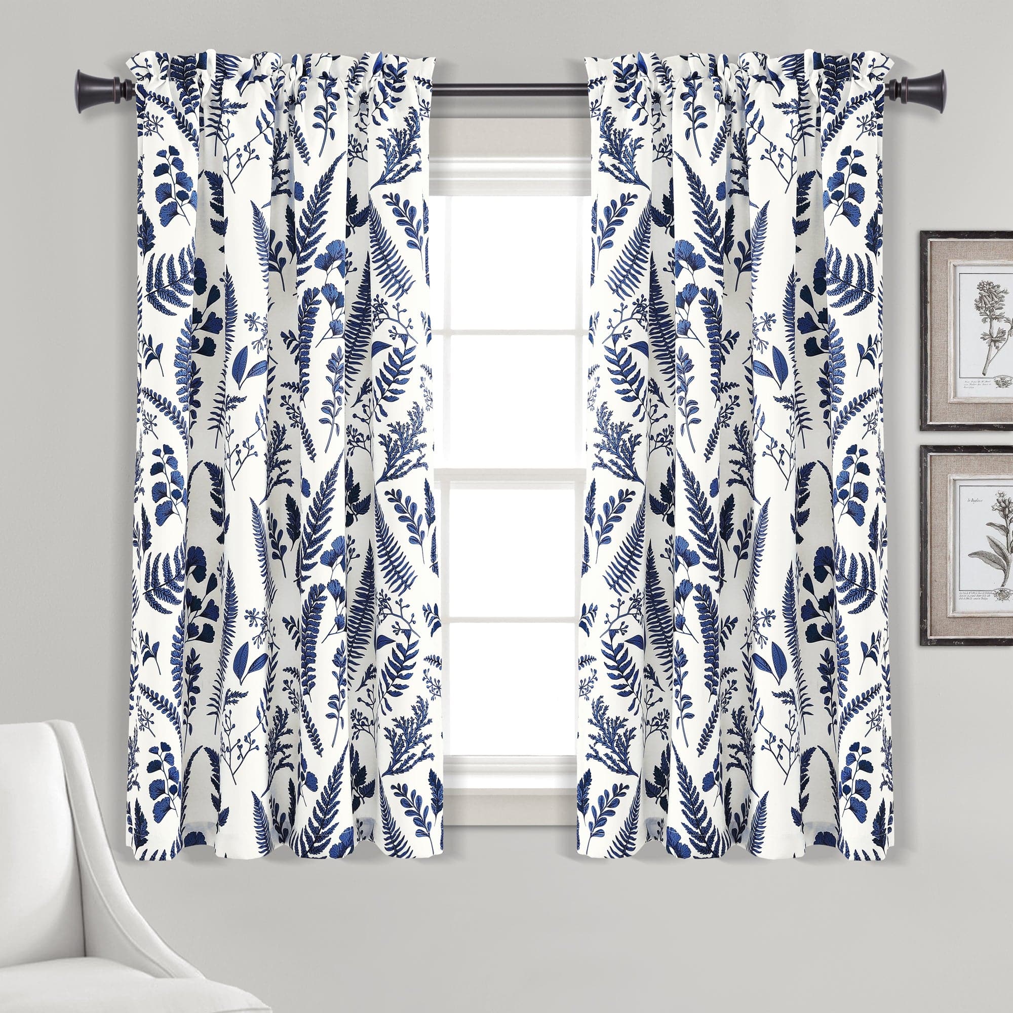 Devonia Light Filtering Window Curtains - Set of 2 Panels for Living Room & Bedroom - Soft Sheer Drapes for Privacy & Sun Protection