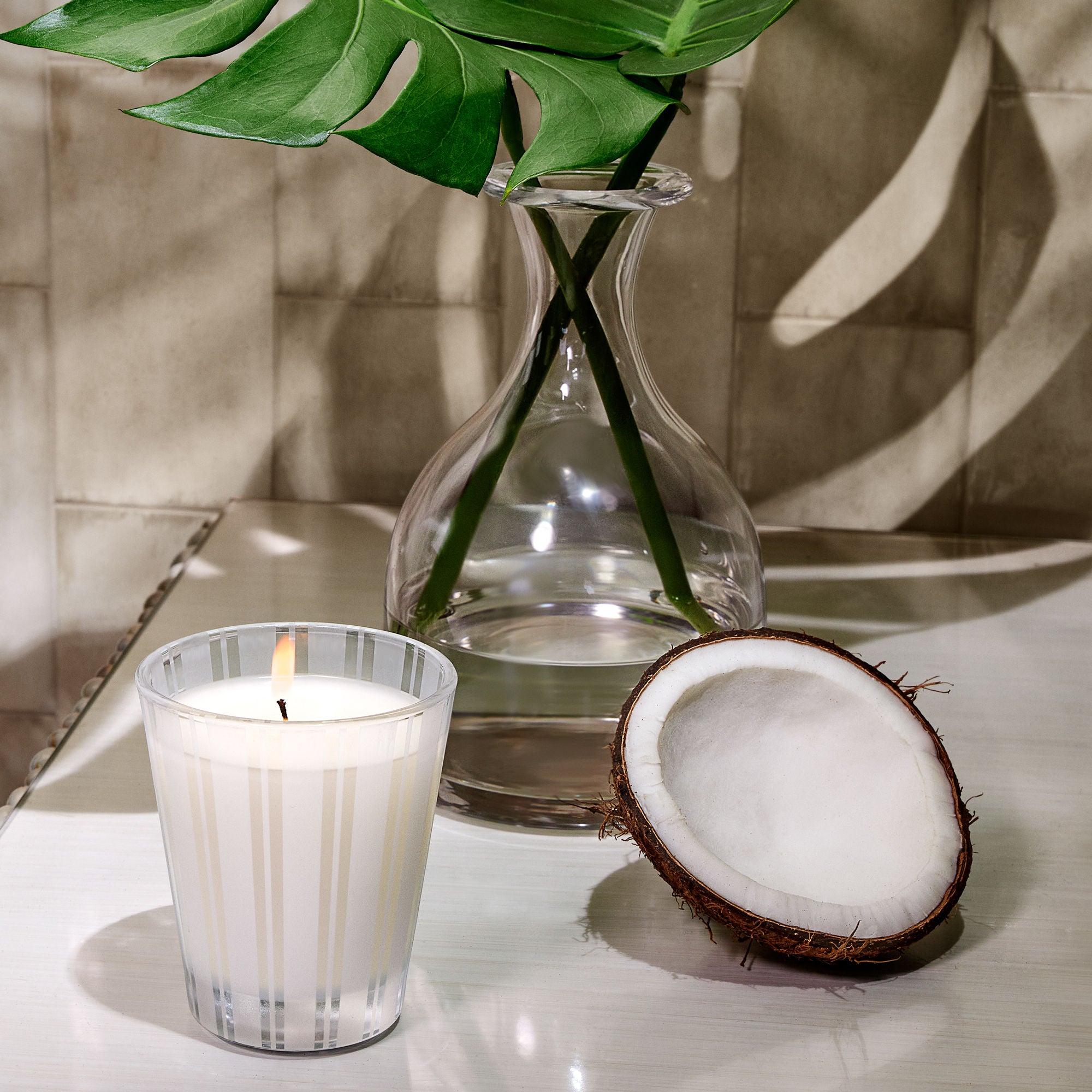 Premium Coconut & Palm Wax Candle - Natural, Eco-Friendly, Long-Lasting Scent - Perfect for Home, Spa, Yoga & Relaxation