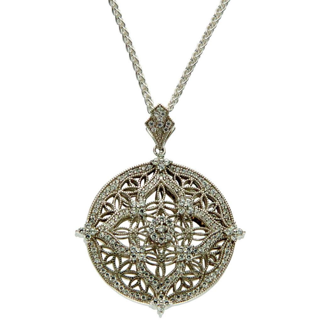 Stylish Large Night & Day Pendant Necklace - Elegant Daytime & Evening Jewelry for Women - Perfect for Parties, Dates & Special Occasions
