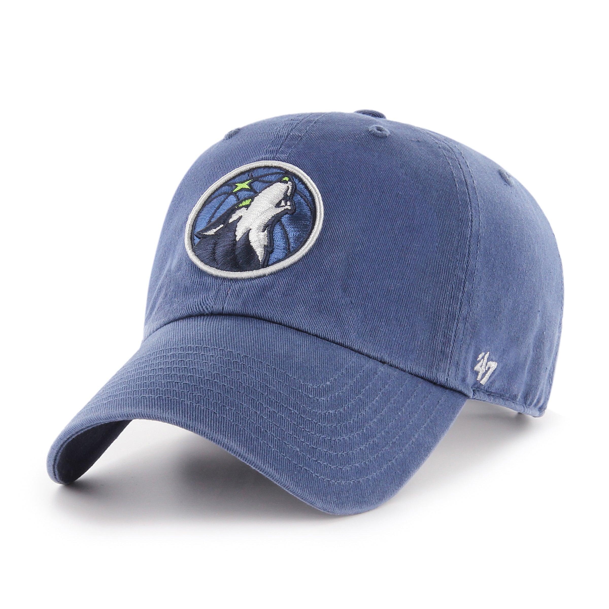 47 Brand Minnesota Timberwolves Adjustable Snapback Hat - Timber Blue - NBA Basketball Fan Gear for Men & Women - Perfect for Games, Streetwear & Casual Outfits