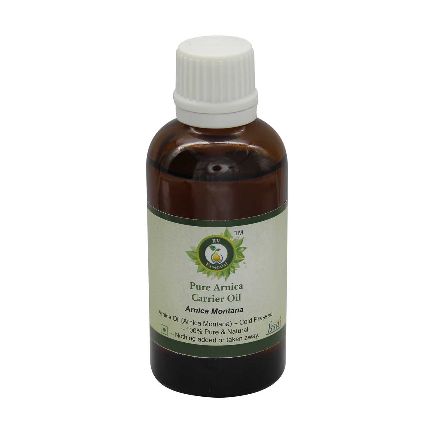 Pure Natural Cold Pressed Arnica Montana Oil - 30ml (1.01oz) Essential Massage Oil for Hair, Face & Pain Relief | Perfect for Aromatherapy, Muscle Recovery & Skincare