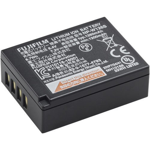 Fujifilm NP-W126S Lithium-Ion Battery Pack for X-T4 X-T3 X-T30 X-Pro3 Cameras - Perfect for Travel Photography & Vlogging