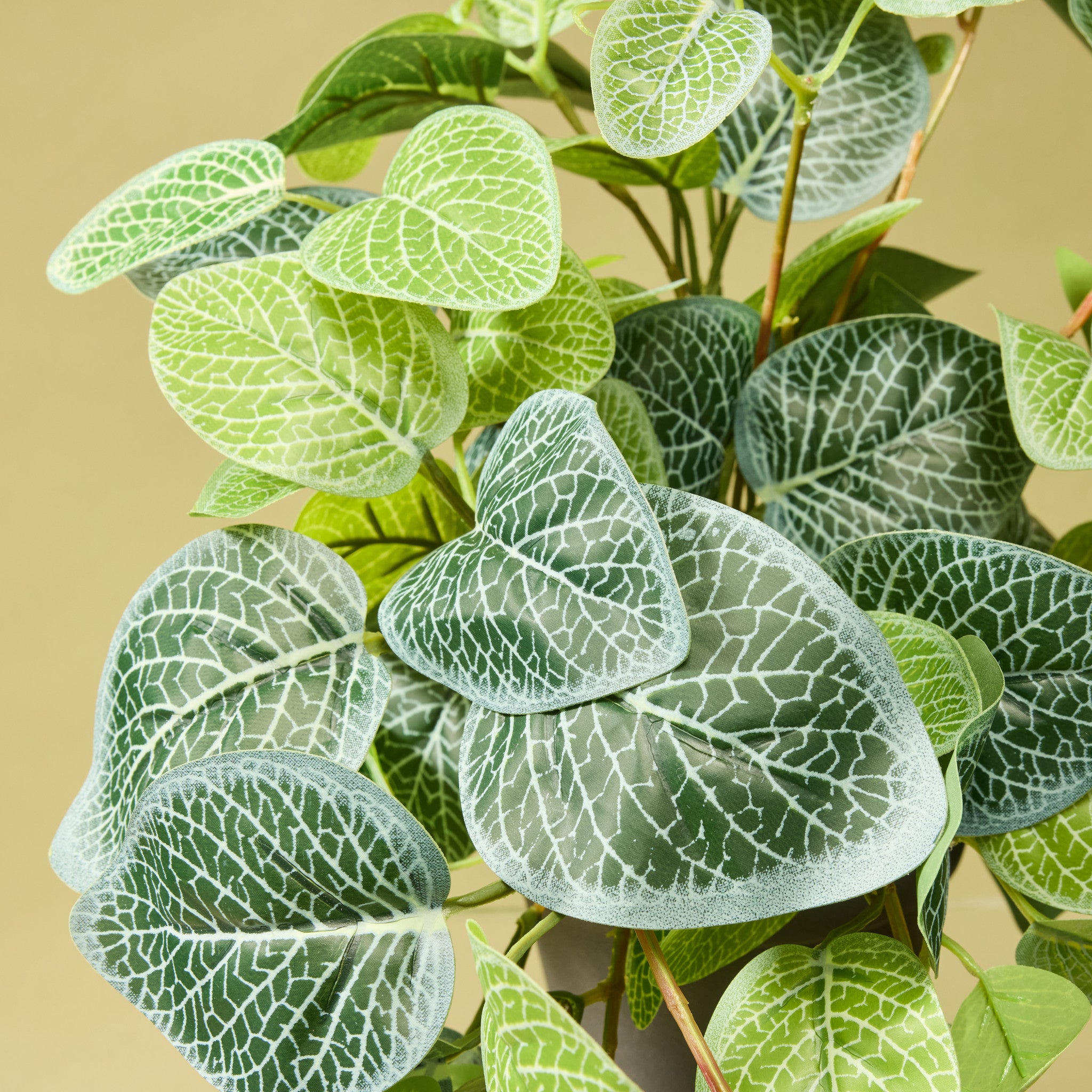 82cm Artificial Hanging Fittonia Plant in Decorative Garden Pot - Perfect for Indoor Home Decor, Office Plants, and Balcony Greenery