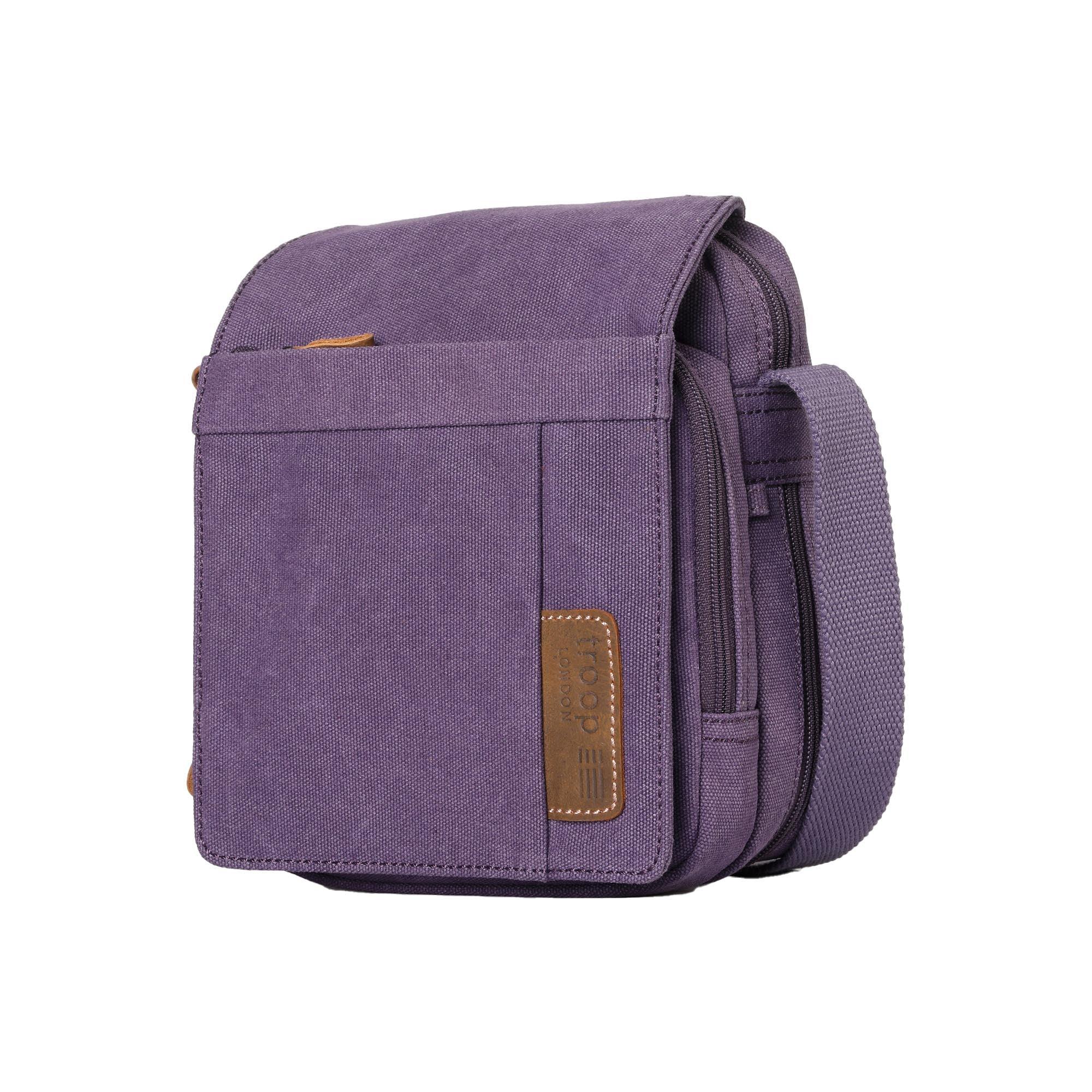 TRP0220 Troop London Classic Canvas Crossbody Bag - Stylish & Durable for Travel, Work & Everyday Use