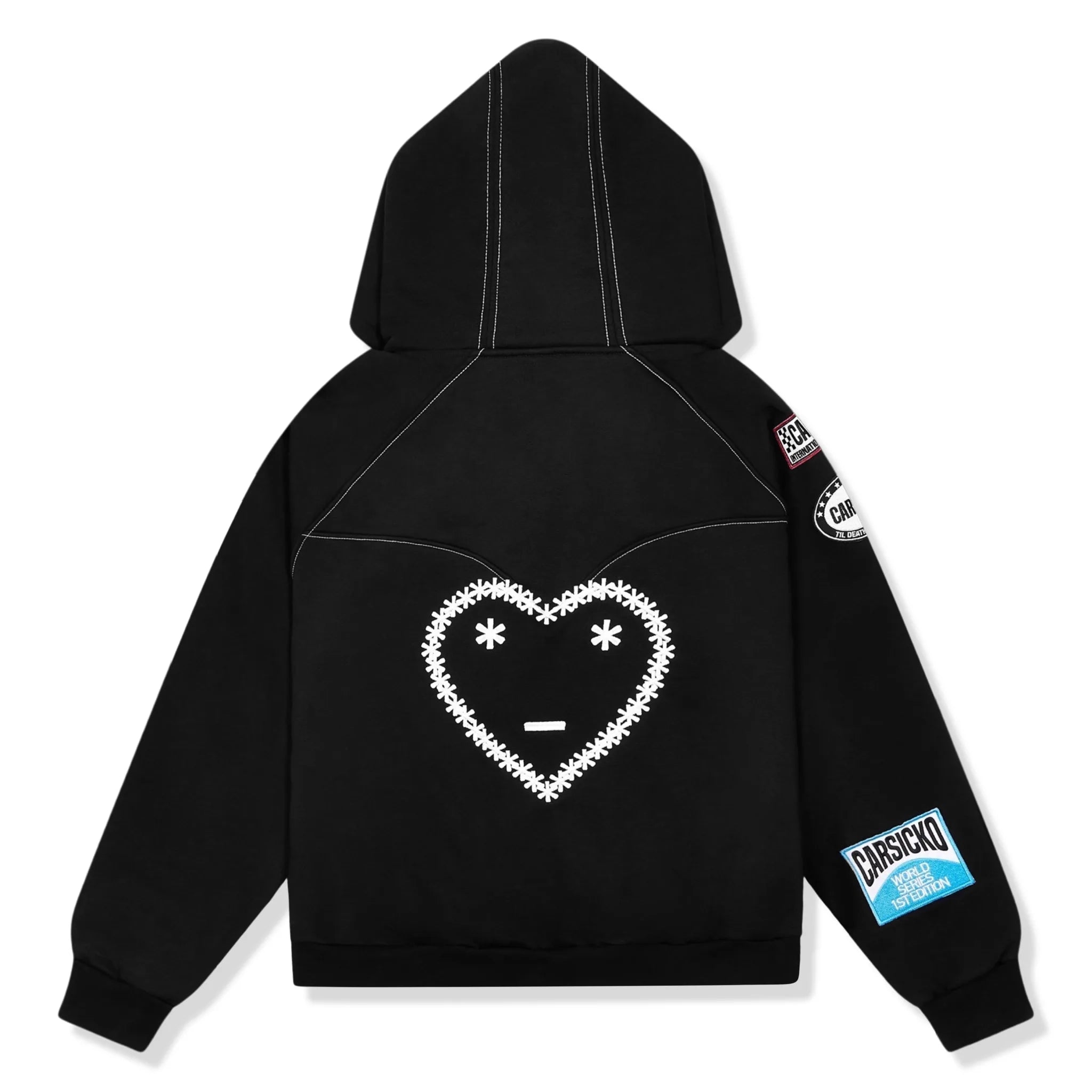 Carsicko Racing Club Black Zip Up Hoodie for Men & Women - Stylish & Comfortable for Streetwear, Casual Outfits & Racing Events