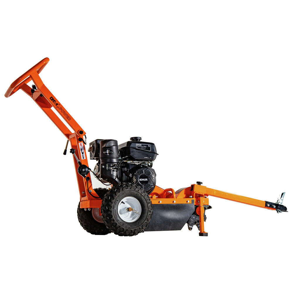 DK2 OPG777 12-Inch 14 HP CH440 Engine Stump Grinder - Heavy Duty Tree Stump Removal Machine for Landscaping, Yard Cleanup & Professional Use