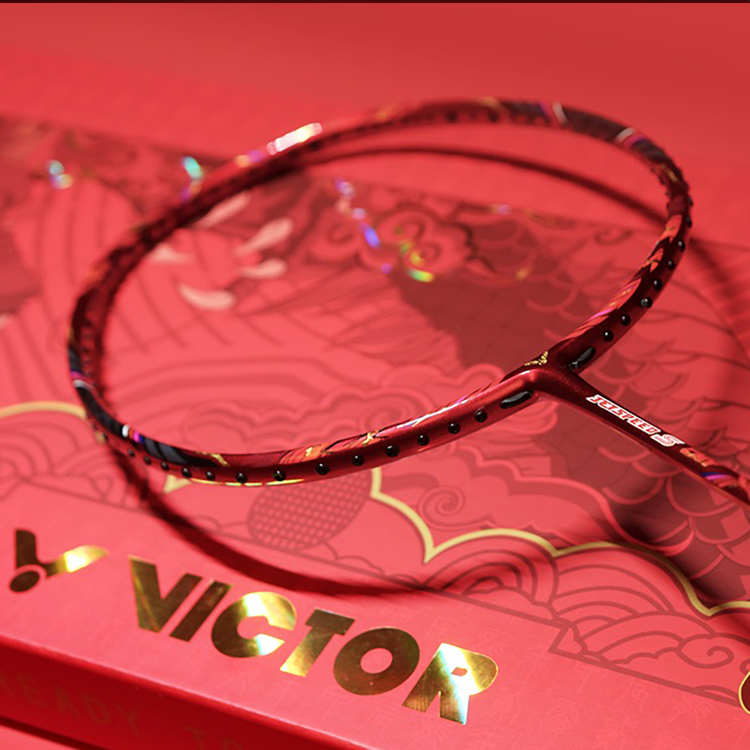 Victor JetSpeed Chinese New Year Gift Box - Premium Badminton Set for Festive Gifting & Family Sports Activities
