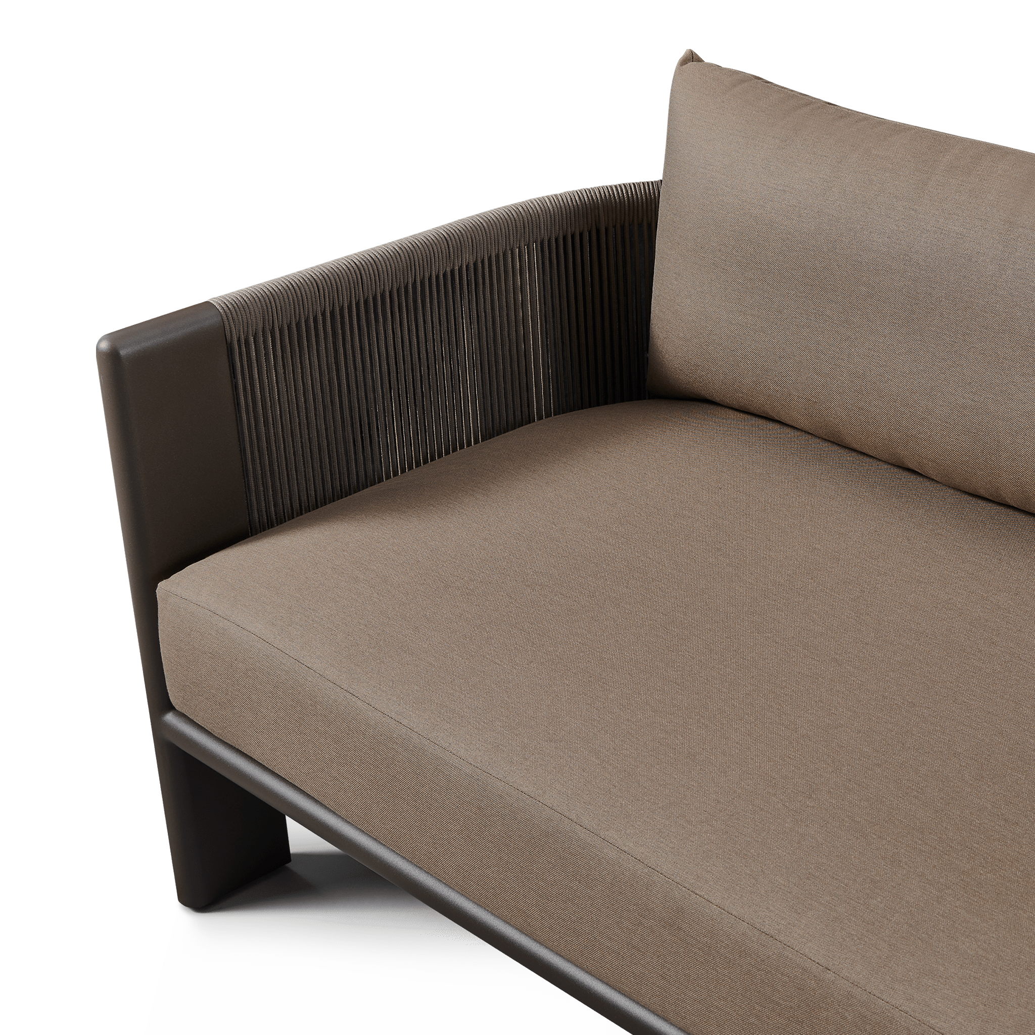 Palm Beach Aluminum 2-Seat Outdoor Sofa Set - Patio Furniture for Garden, Poolside & Backyard Relaxation