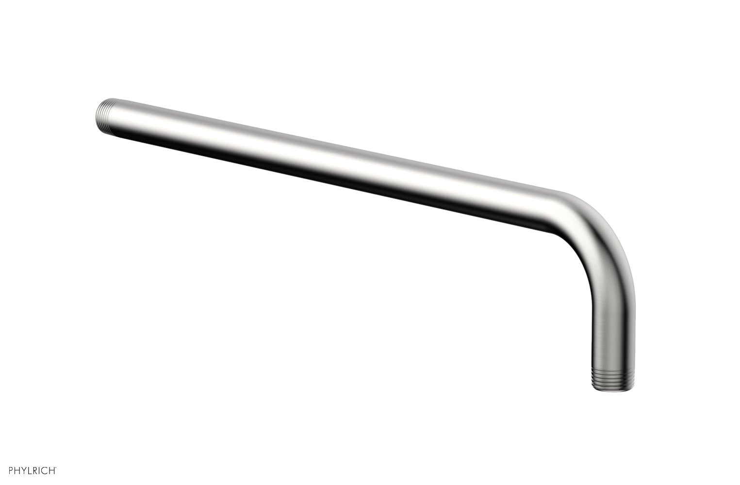 90 Degree Angle 16-Inch Shower Arm - Adjustable Chrome-Plated Brass Shower Pipe for Bathroom Renovation & Modern Shower Installation