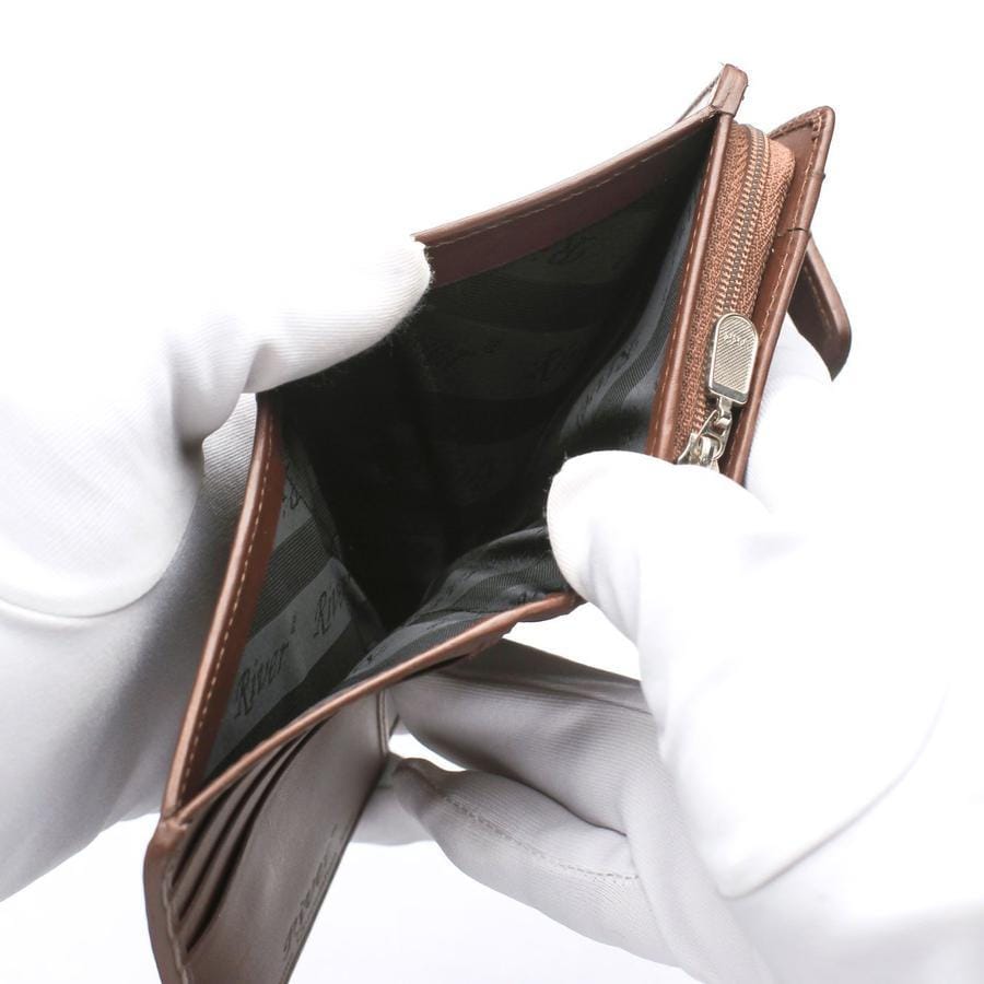 Two-Tone Brown Crocodile Leather Women's Wallet - Stylish & Durable Ladies Billfold for Everyday Use, Travel & Gift Giving
