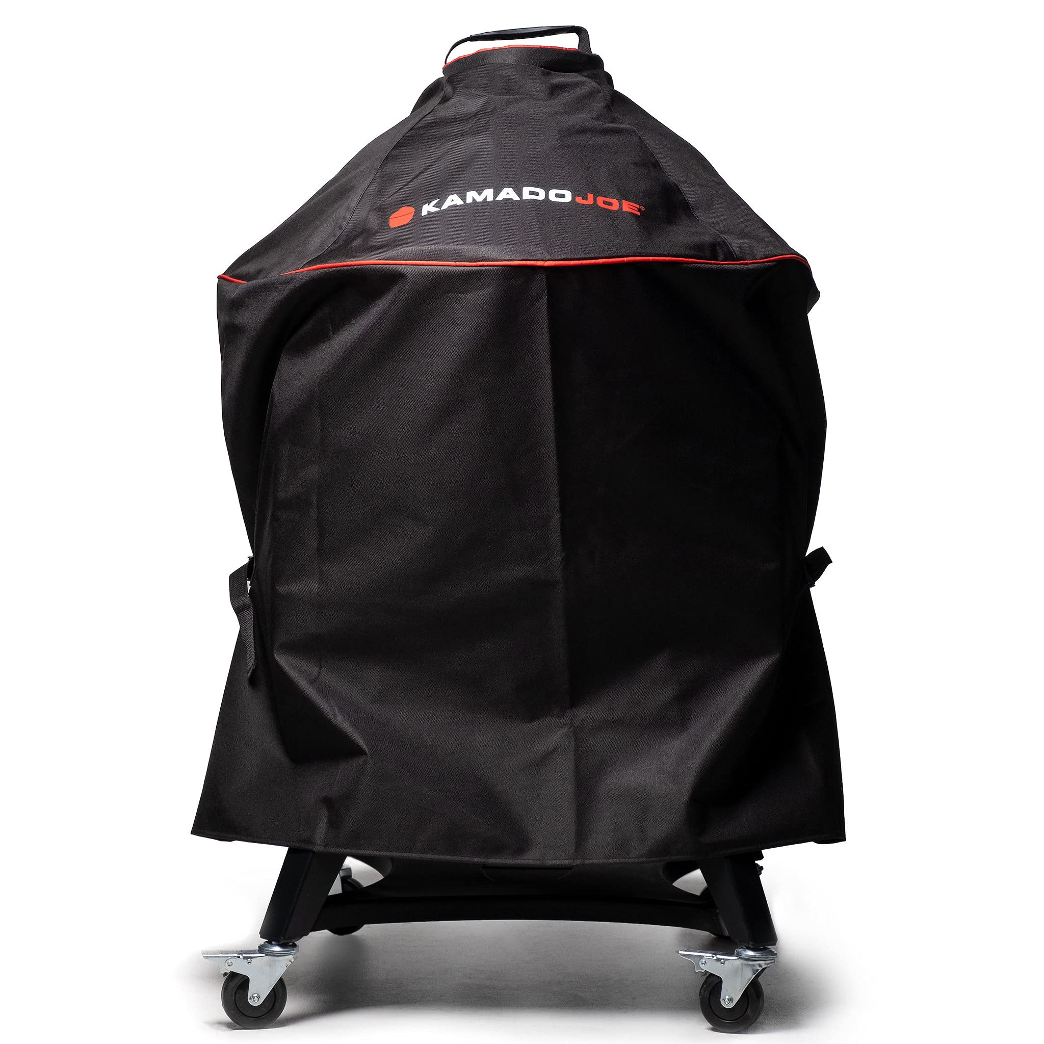 Kamado Joe KJ15080320 Kettle Joe 22 Inch Charcoal Grill Cover - Heavy Duty Waterproof BBQ Grill Cover for Outdoor Cooking, Camping & Backyard Parties - Black