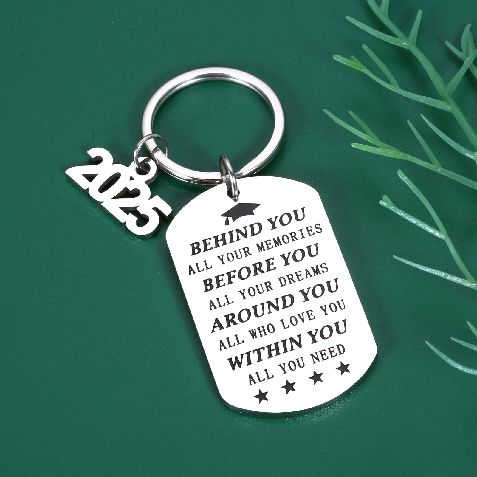 2025 Graduation Gifts for Him & Her - Bulk Class of 2025 Keychains - Perfect High School & College Graduation Present - Ideal for Last Day of School Celebrations, Senior Year Memories & Commencement Gifts