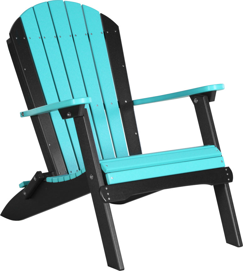 Premium Folding Adirondack Chair - Outdoor Patio Furniture, Lightweight & Weather-Resistant for Backyard, Garden, Poolside Relaxation