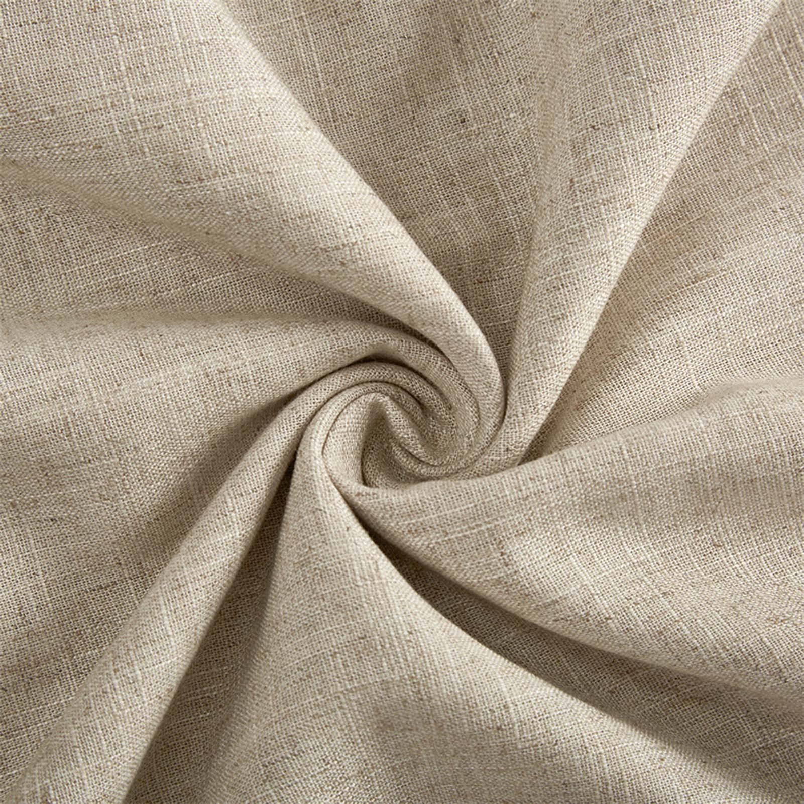 Blackout Curtains for Bedroom & Living Room - Thermal Insulated Room Darkening Drapes with Grommet Top (Set of 2 Panels, Linen Look, Gray 42x84 inches) - Perfect for Home Theater, Nursery & Light Sleepers