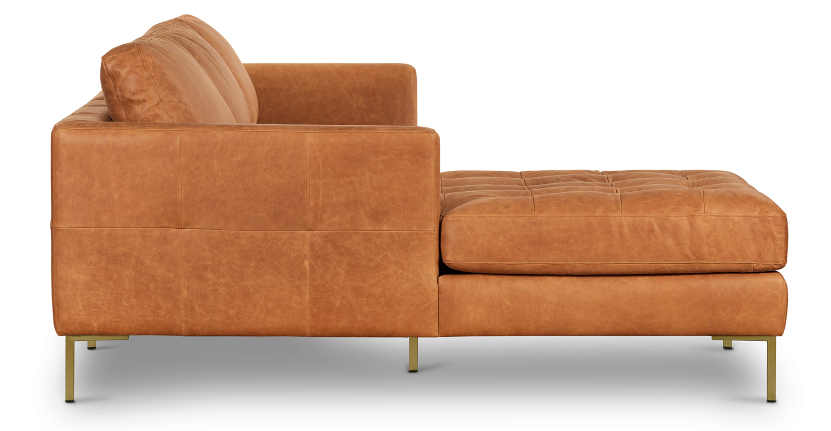 Modern Left Facing Sectional Sofa with Reversible Chaise - Comfortable L-Shaped Couch for Living Room, Family Room & Small Spaces - Perfect for Movie Nights & Relaxing