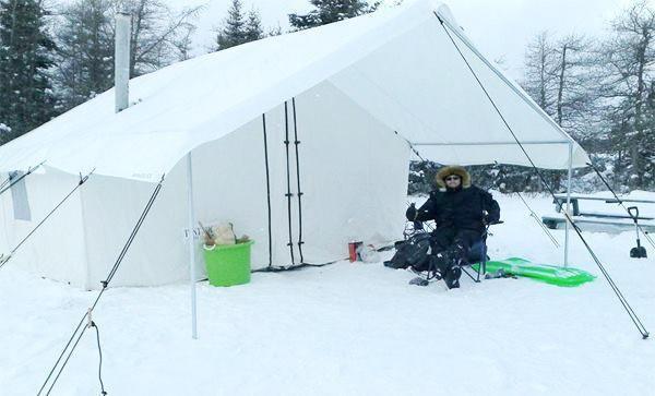 Durable Waterproof Canvas Winter Tents for Camping - Heavy Duty Cold Weather Shelter for Outdoor Adventures & Survival