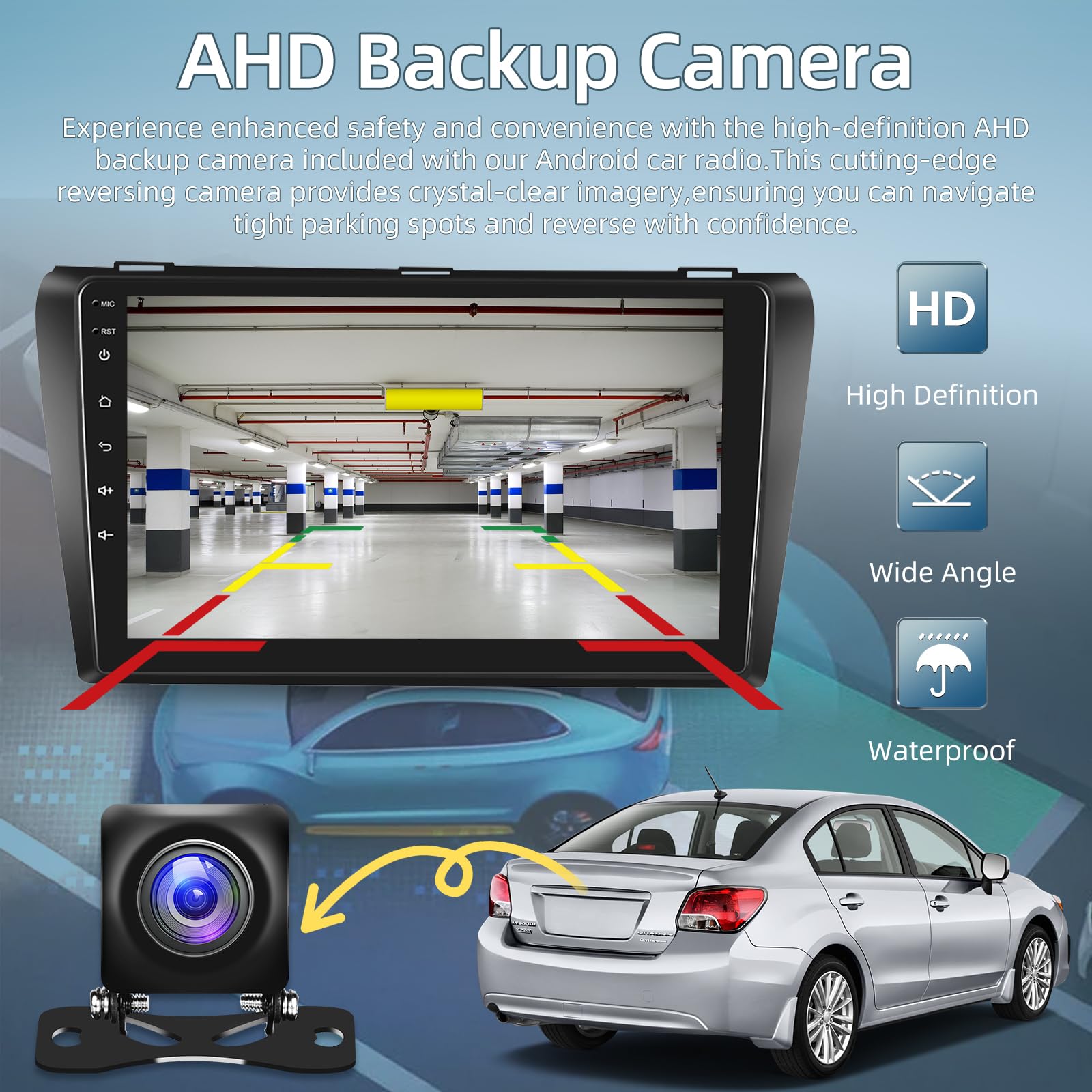 2+64GB Android 13 Car Stereo for Mazda 3 2004-2009 - 9