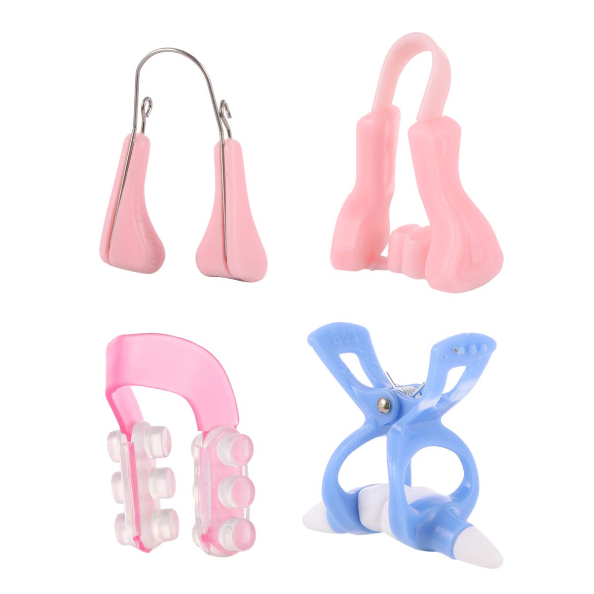 Beavorty 4-Piece Nose Lifting Clip Set - Nose Shaper & Straightener for Perfect Nose Contour | Beauty & Cosmetic Accessories | Ideal for Daily Use, Makeup Application & Nose Shaping Routine