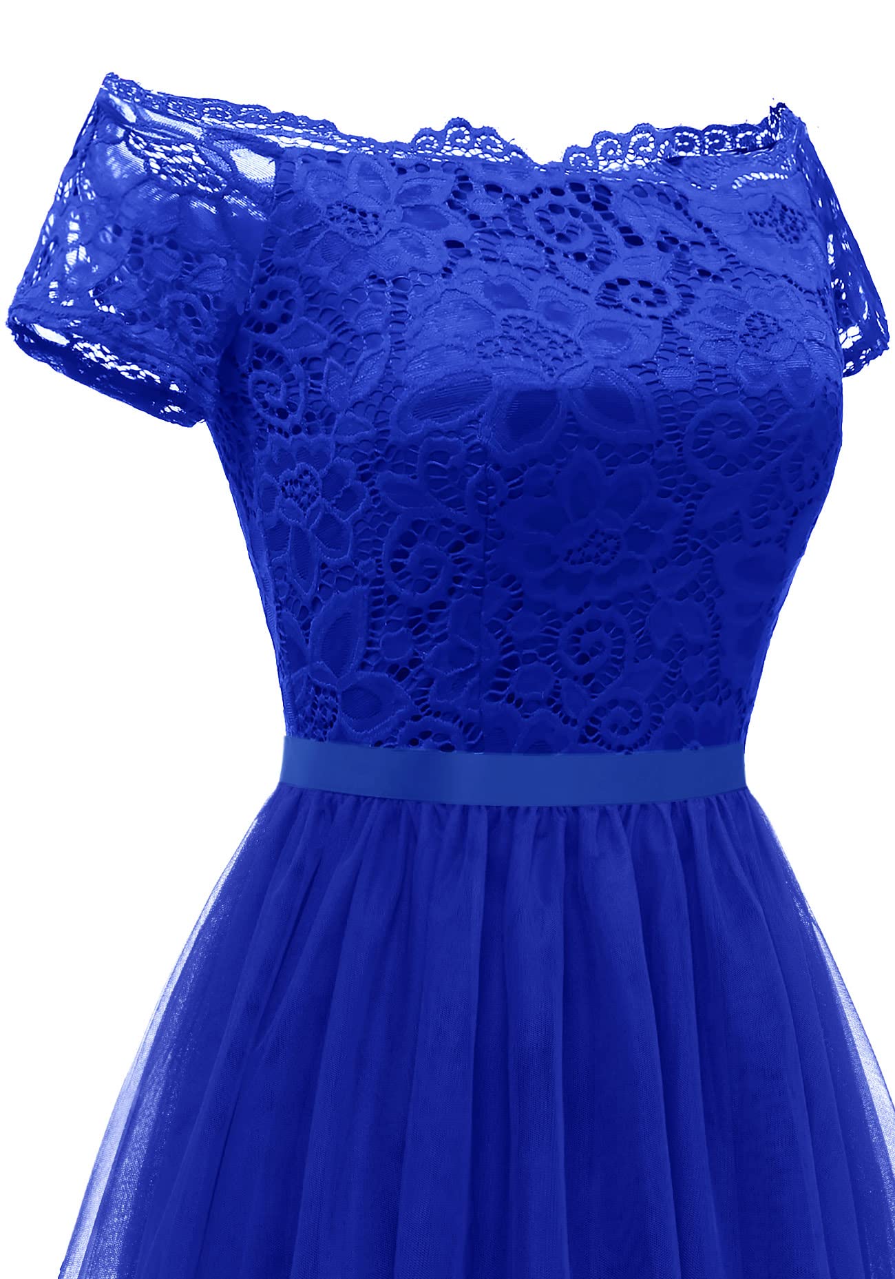 Women's Off Shoulder Velvet High-Low Evening Dress 2024 - Formal Prom, Wedding Guest & Cocktail Party Gown | Elegant Night Out & Special Occasion Wear