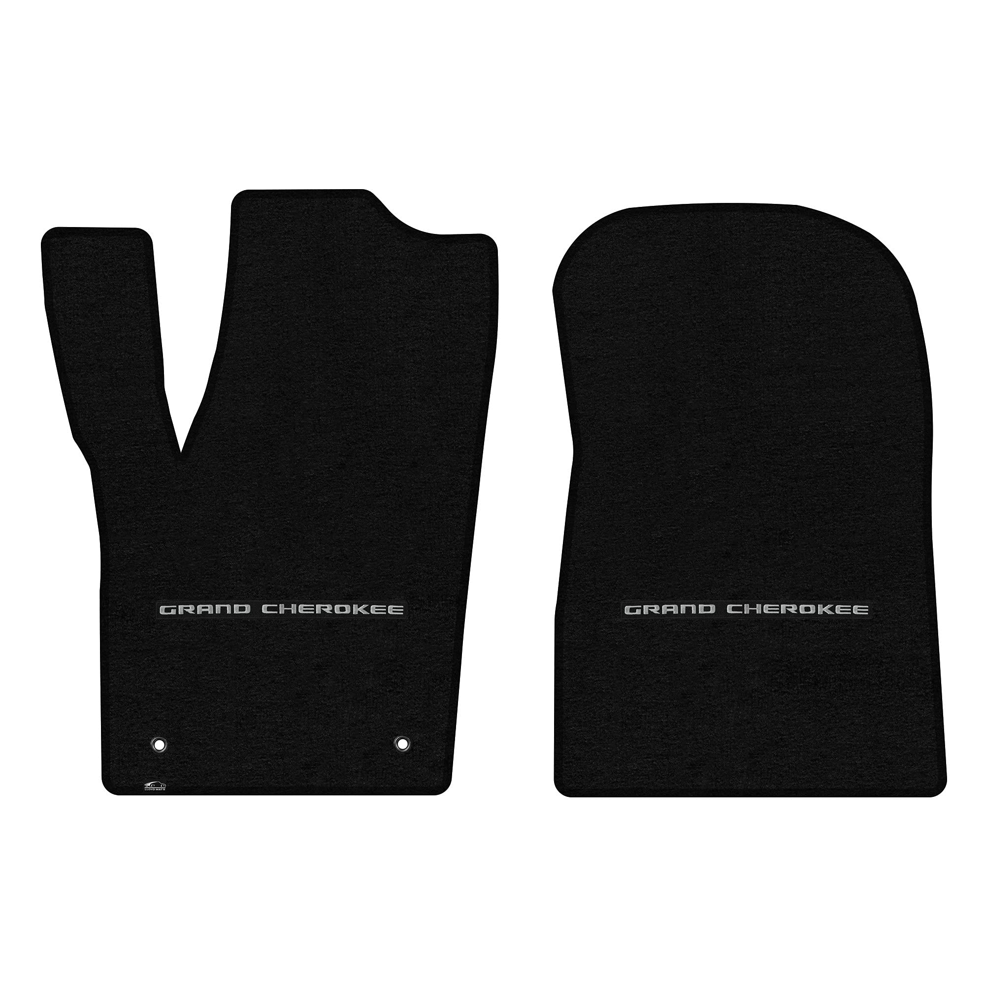 Premium Custom-Fit Carpeted Floor Mats for 2014-2015 Jeep Grand Cherokee - Black 2-Piece Set | Luxury Car Floor Liners for Enhanced Comfort & Protection | Perfect for Daily Commutes, Road Trips & Off-Road Adventures