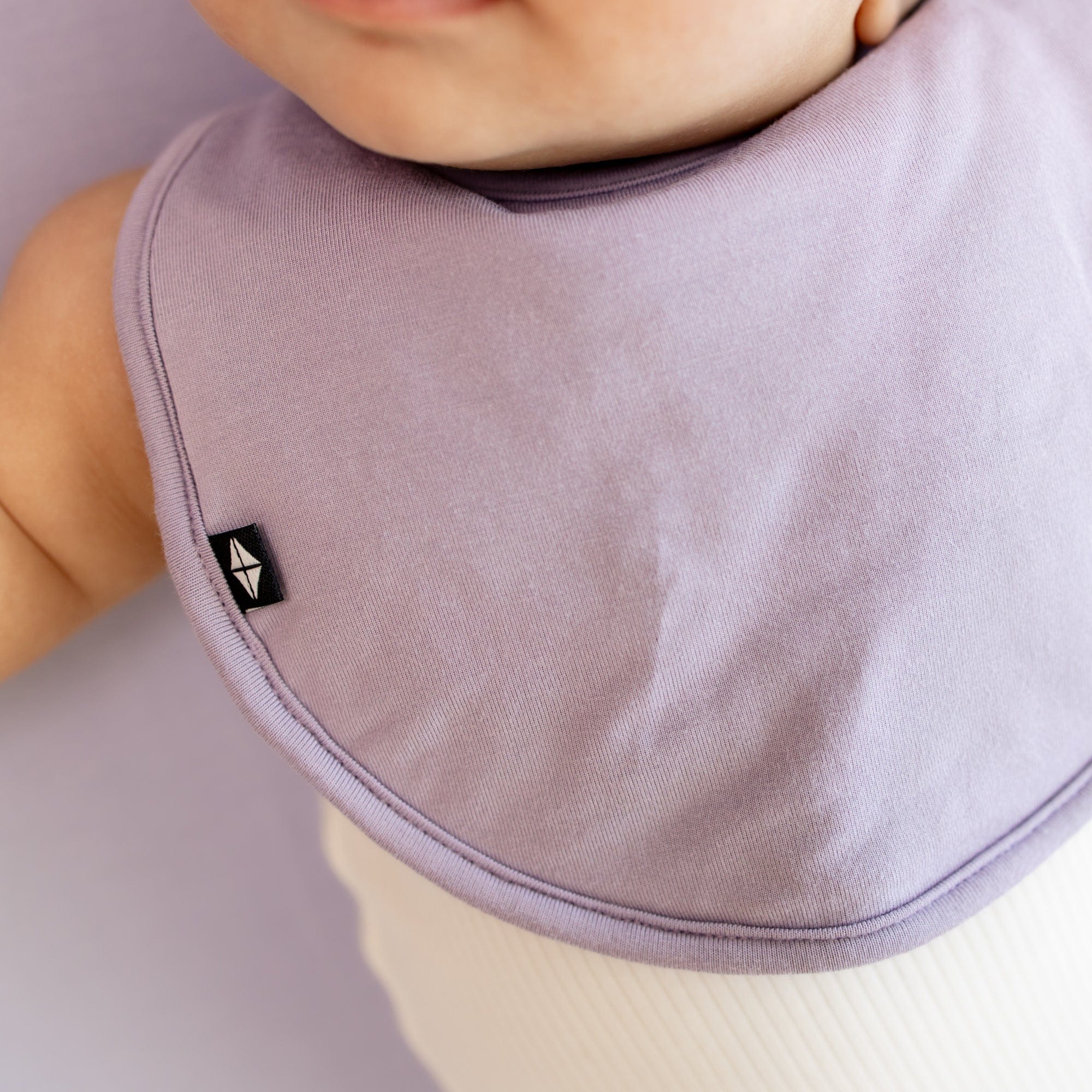 Soft & Comfortable Baby Bib in Taro Purple - Perfect for Feeding, Mealtime & Drool Protection - Ideal for Infants & Toddlers