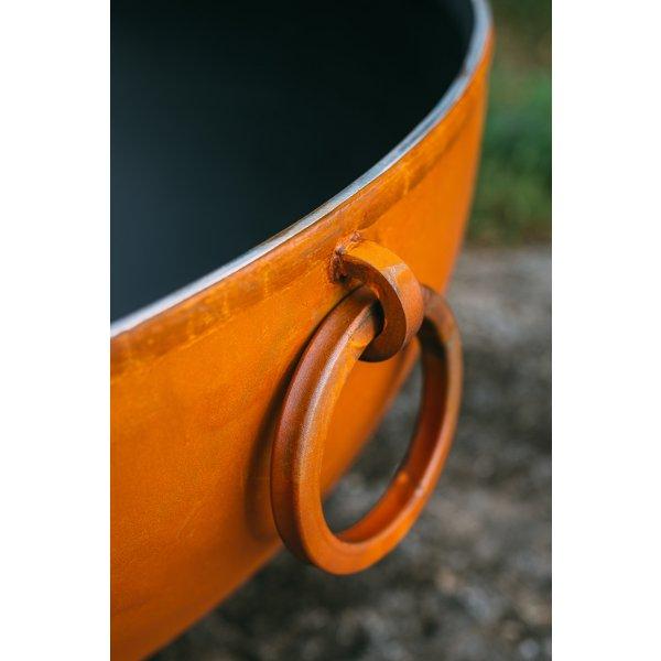 Nepal Fire Pit - Handcrafted Outdoor Fire Pit for Patio, Garden, and Backyard - Perfect for Camping, BBQ, and Relaxing Evenings
