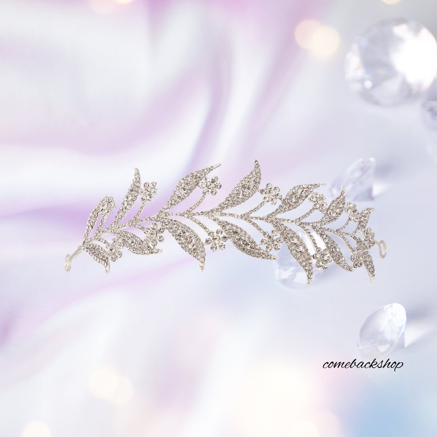 Sparkling Silver Crystal Wedding Tiara for Women & Girls - Rhinestone Queen Crown Headband for Princess Costume, Birthday Party, Prom, Cosplay & Bridal Accessories | Perfect for Weddings, Pageants, Halloween & Special Events