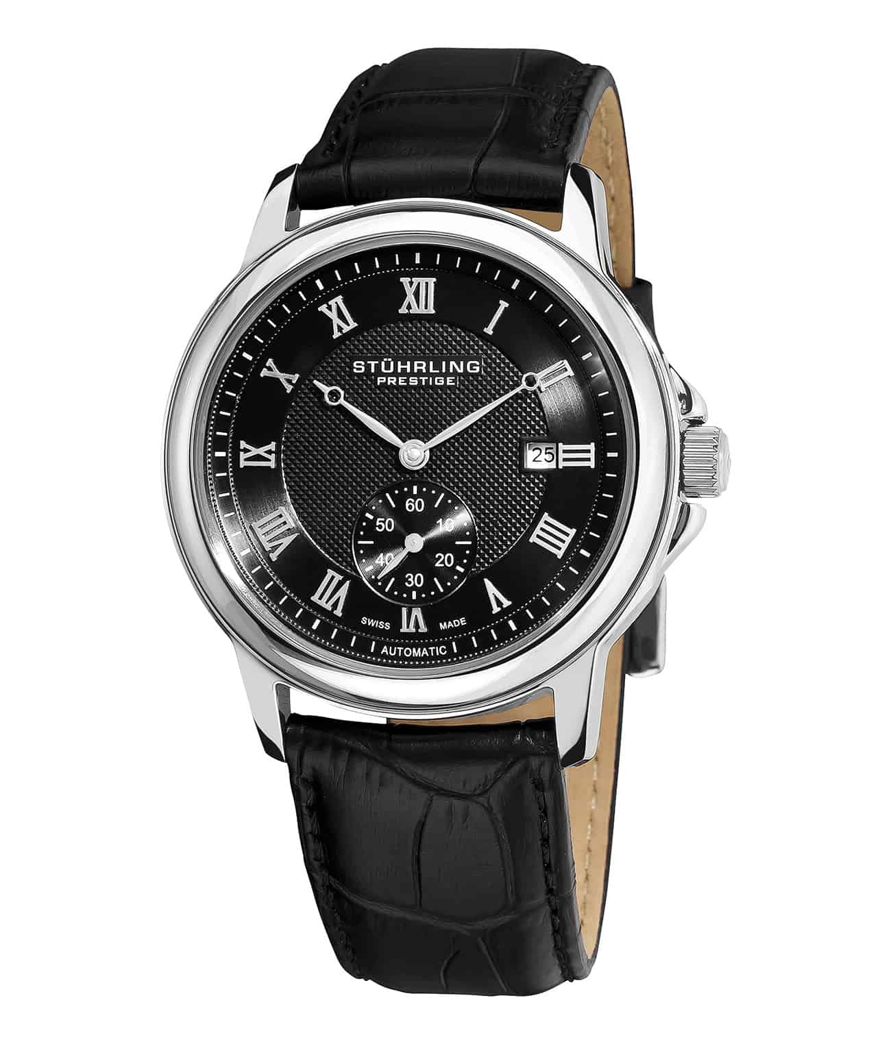 Laurel 357 Automatic 42mm Men's Watch - Luxury Stainless Steel Chronograph for Business & Formal Occasions