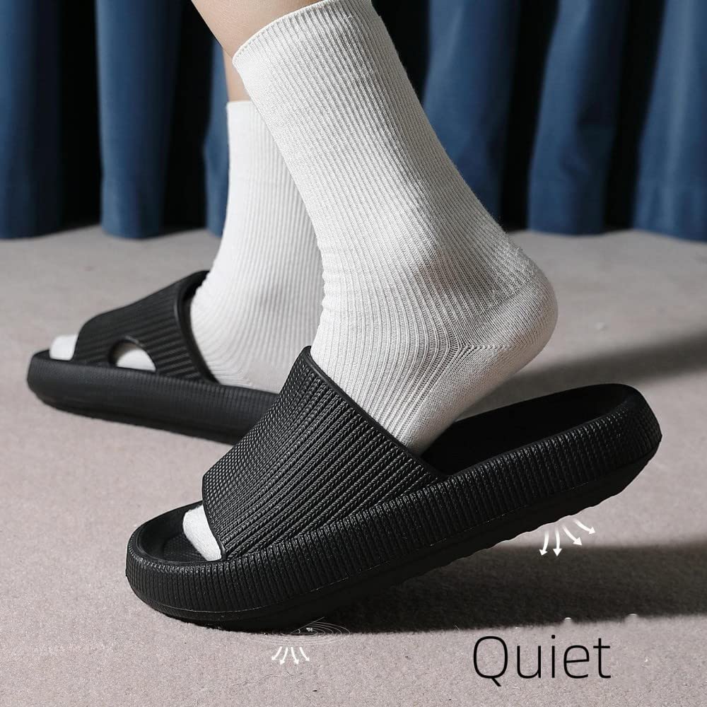Cloud Slippers for Women and Men - Soft, Cozy & Quick-Dry Summer Bathroom Slippers | Perfect for Home, Spa, and Indoor Comfort