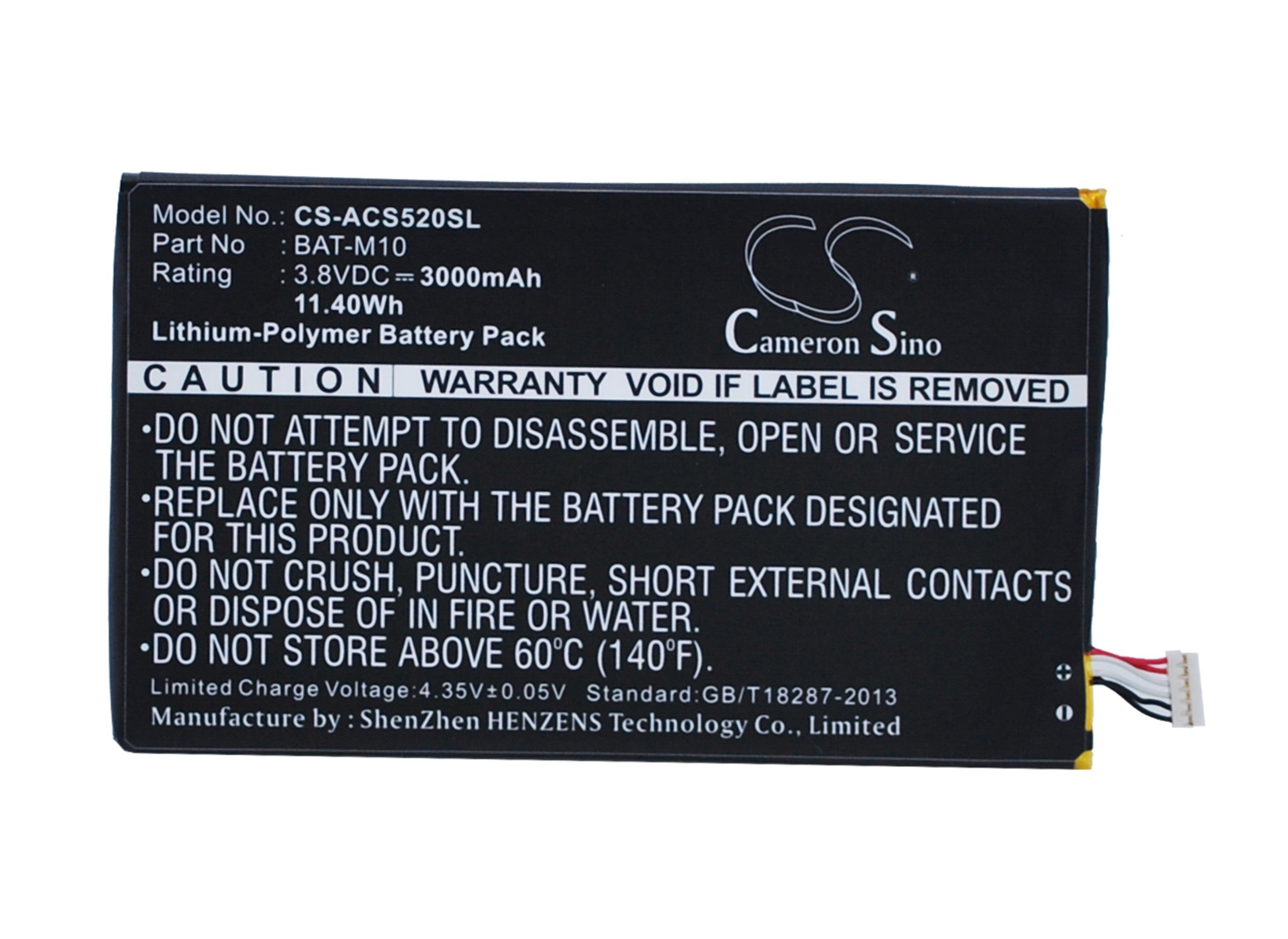 Original Acer Liquid Jade S2 / S520 / S58A Replacement Battery - Compatible with Acer Smartphones - Perfect for Travel, Work & Everyday Use