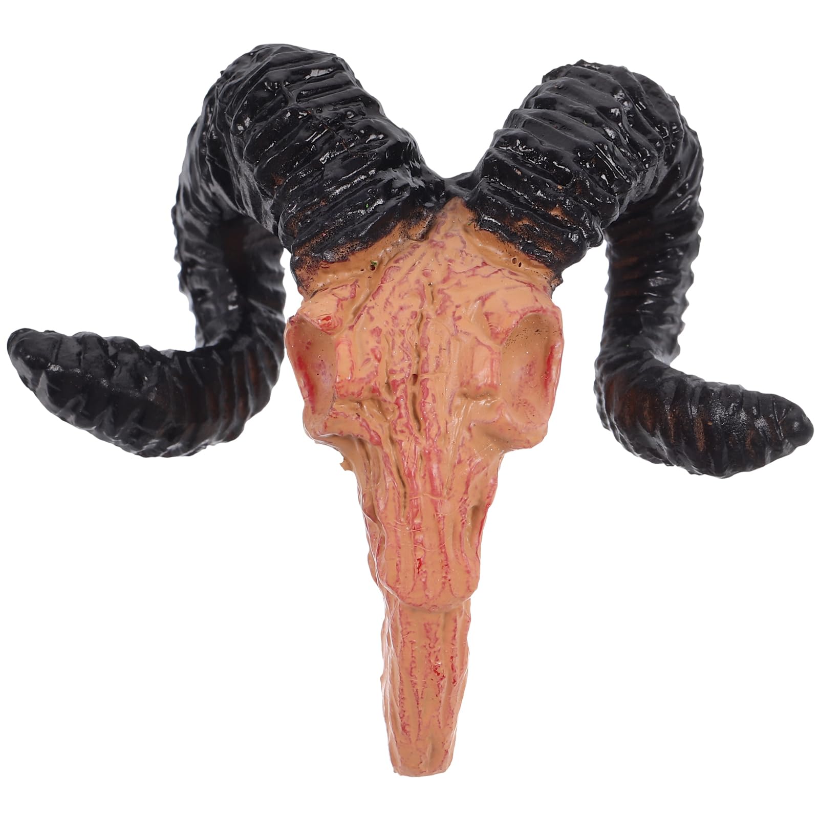 VICASKY 1:12 Scale Skull-Shaped Miniature Decor - Gothic Dollhouse Accessory for Halloween, Haunted House & Dark Fantasy Displays