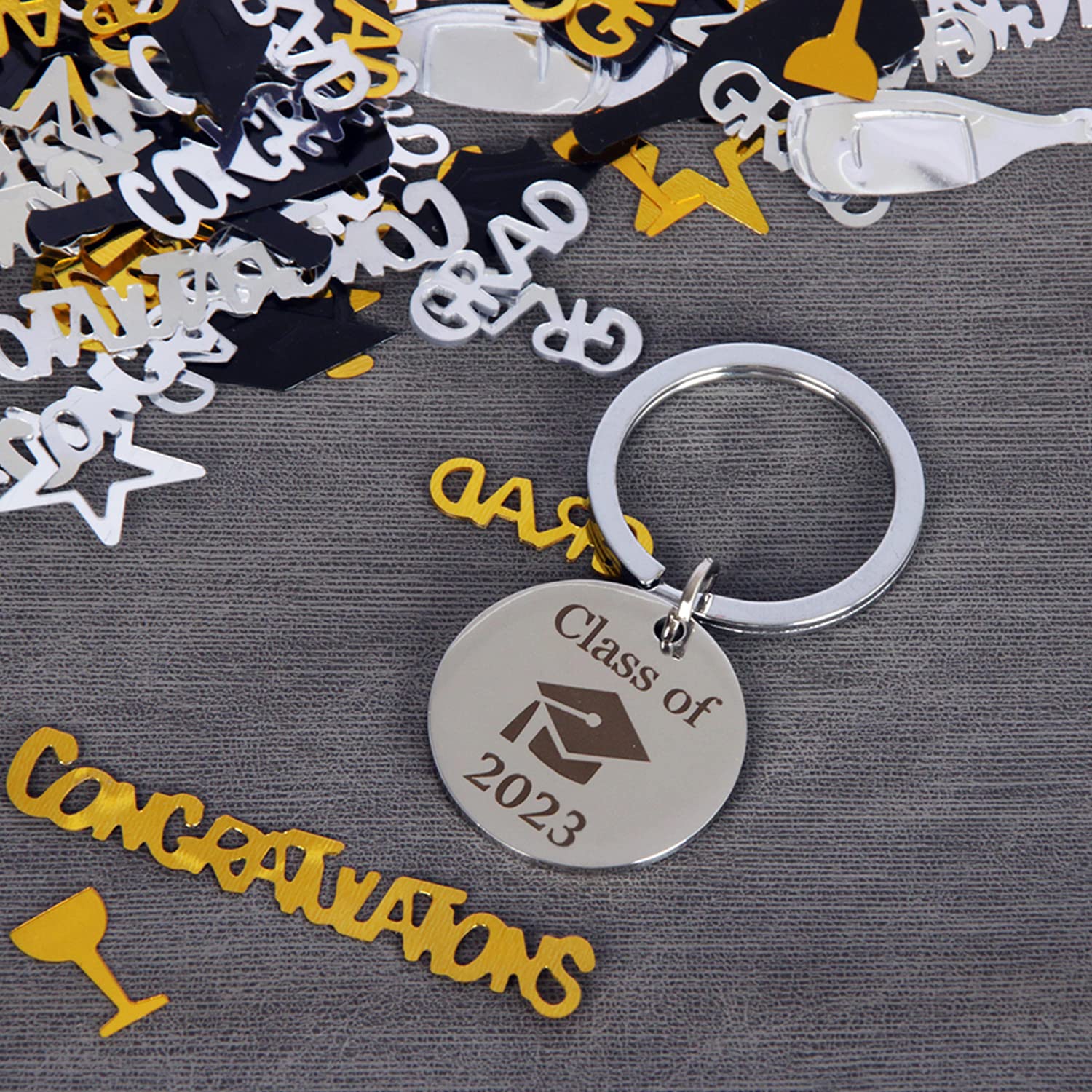 Best Friends Keychain Class of 2025 - Personalized Graduation Gifts for Her, Him, Friends & Classmates - Perfect for High School & College Graduation Parties