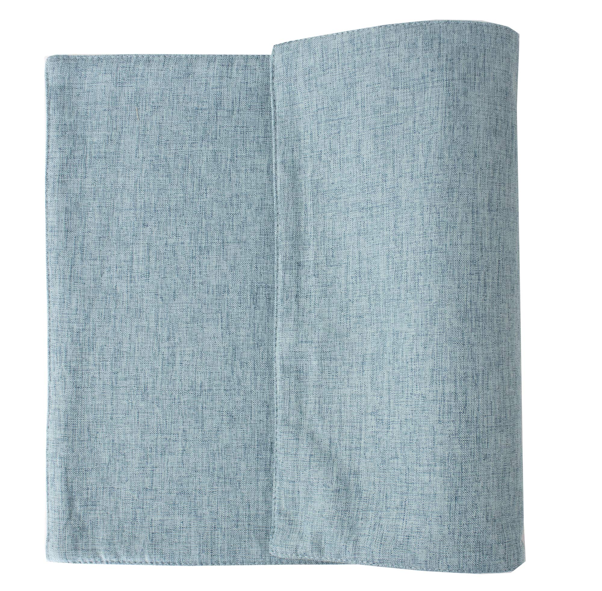 Fennco Styles Classic Woven Textile Decorative 12 x 18 Inch Table Placemats, Set of 4 - Sea Green Table Mats for Dining, Banquets, Parties & Home Decor | Perfect for Family Dinners, Holiday Gatherings & Restaurant Settings