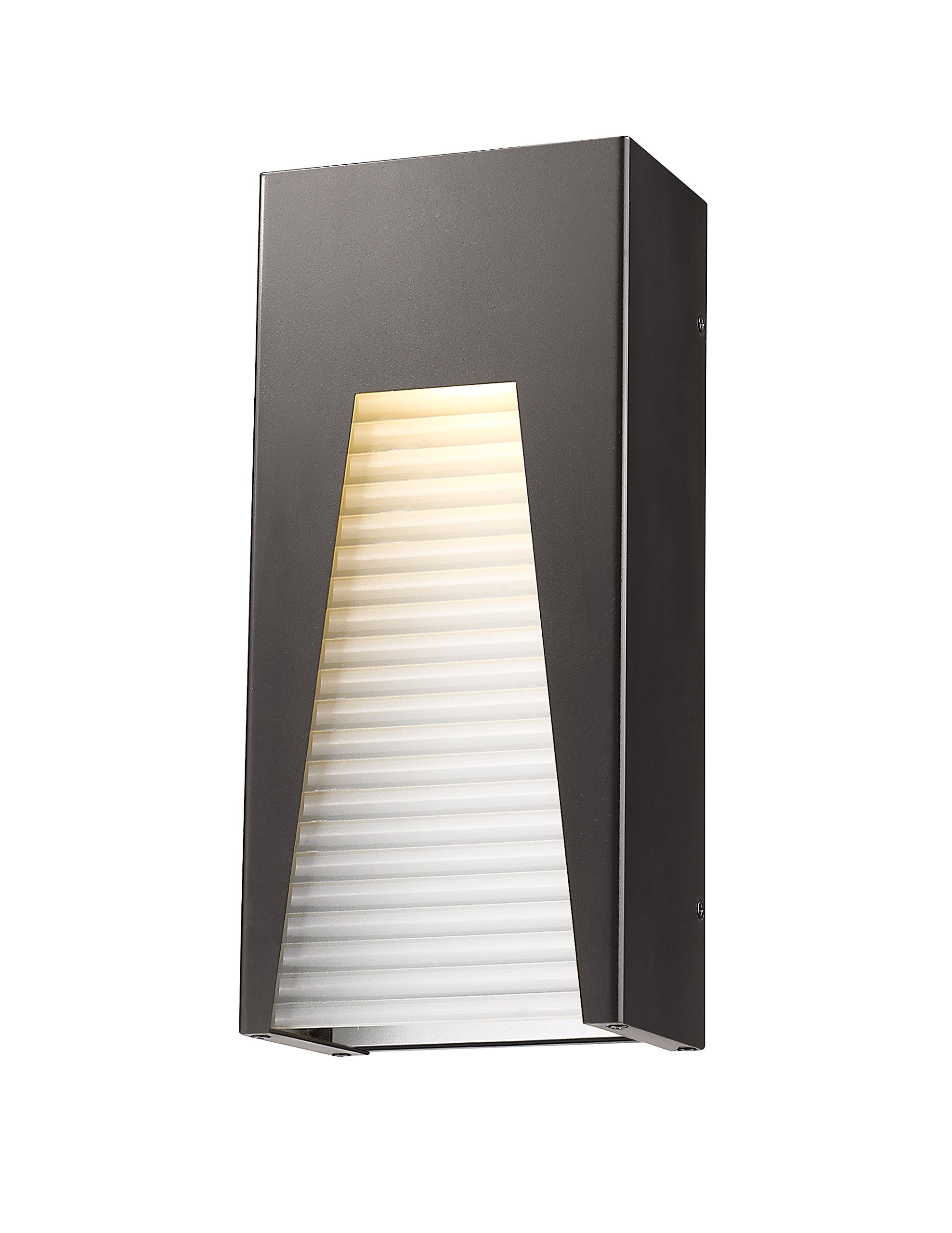 zLite 1 Light Outdoor Wall Light Fixture - Weatherproof Exterior Sconce for Porch, Patio, Garage & Garden Lighting - Durable Home Security Light with Easy Installation