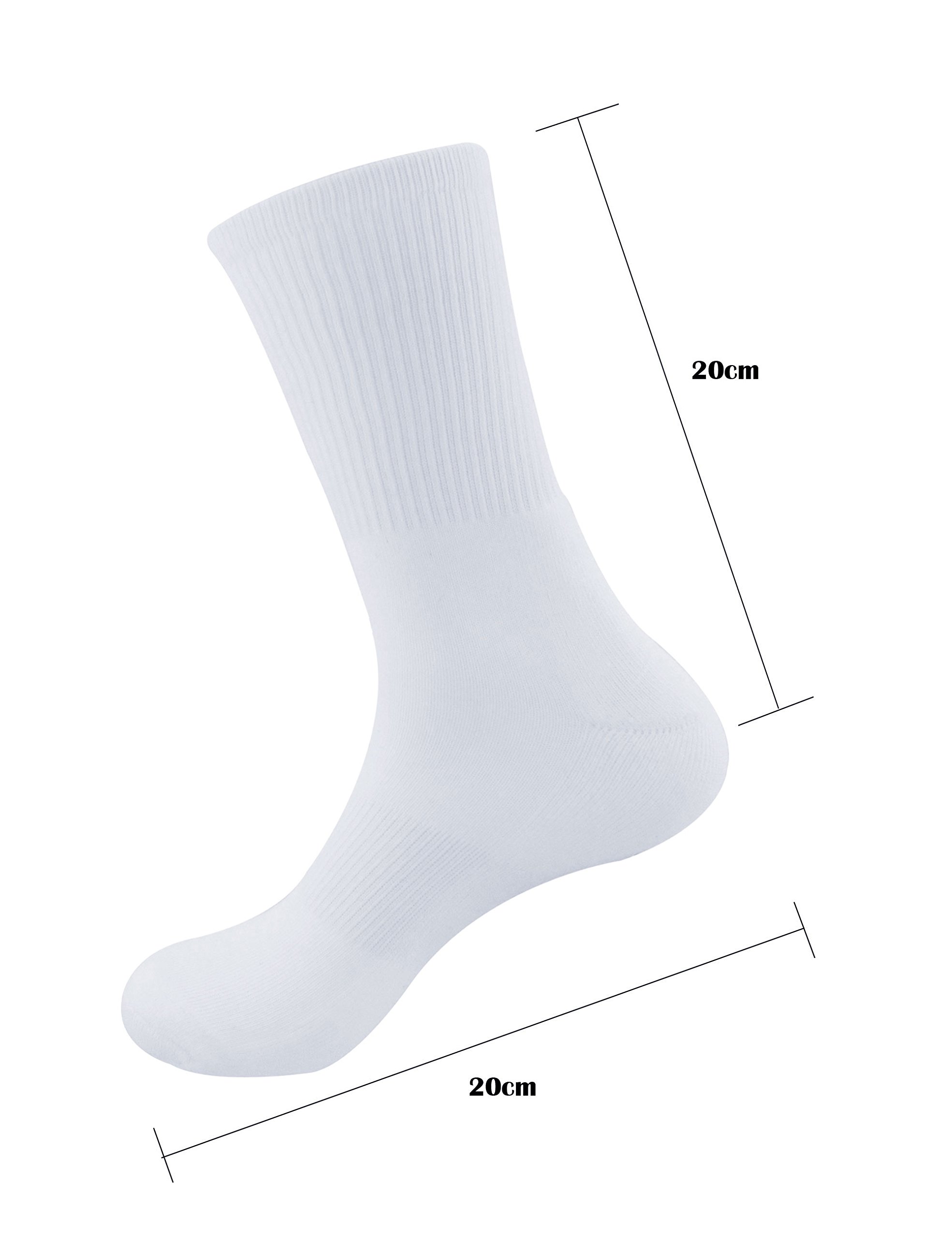 BambooMN Sublimation Socks - 4 Pairs of Soft Crew & Knee High Socks for Women & Men - Perfect for Sports, Gifts, and Everyday Comfort