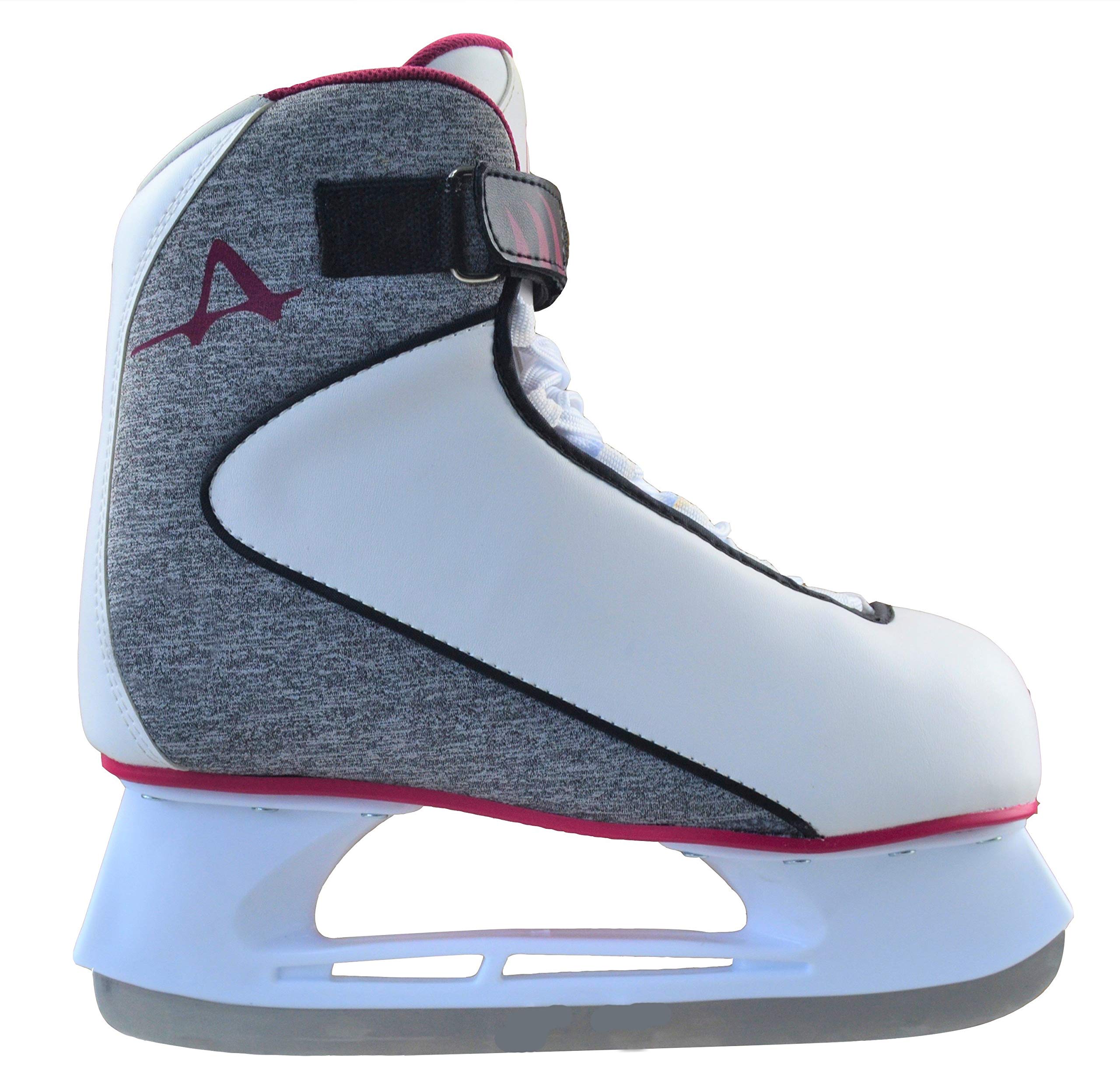 Best Women's Hockey Skates - American Athletic Soft Boot Ice Skates for Comfort & Performance - Perfect for Ice Hockey, Figure Skating & Recreational Skating