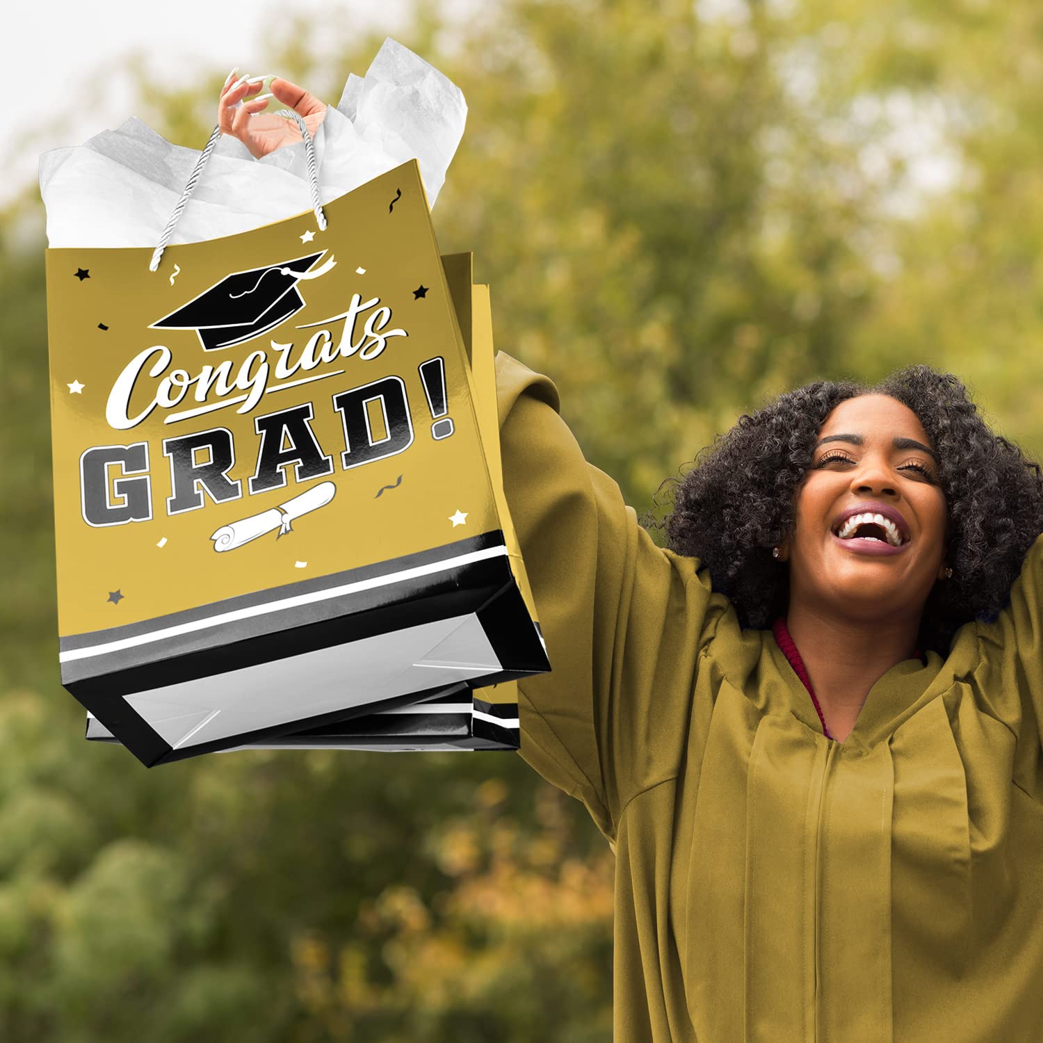 2023 Graduation Gift Bags with Handles & Tissue Paper - 13