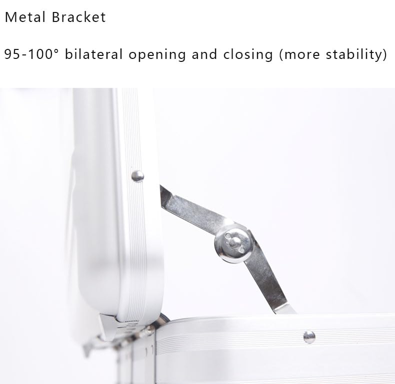 14.5 Inch Aluminum Business Briefcase with TSA Lock - Secure Metal Cash Box & Laptop Case for iPad, 14