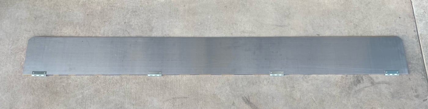 84x18 Oversize Load Sign with Hinges - Heavy Duty Aluminum Warning Sign for Trucks & Trailers - Perfect for Road Safety & Construction Zones