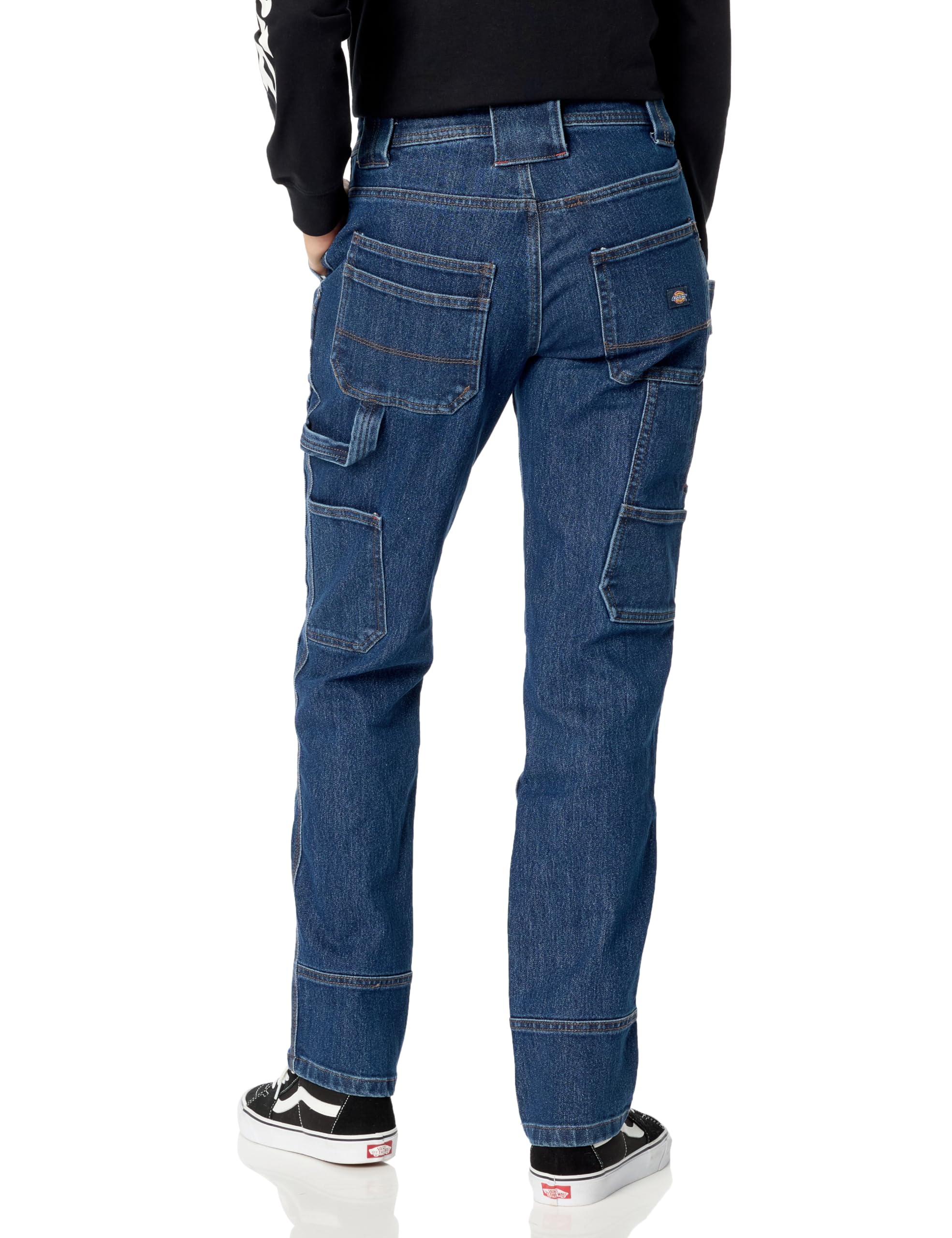 Dickies Women's Regular Fit Work Jeans - Durable & Comfortable Denim Pants for Work, Construction & Outdoor Activities
