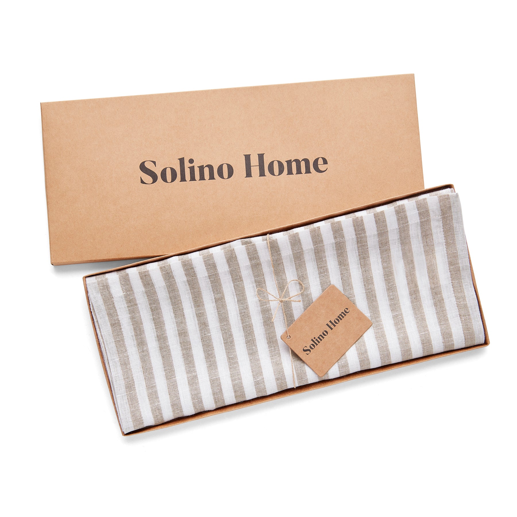 Amalfi Stripe Table Runner - Elegant Dining Decor for Weddings, Parties & Holiday Tablescapes