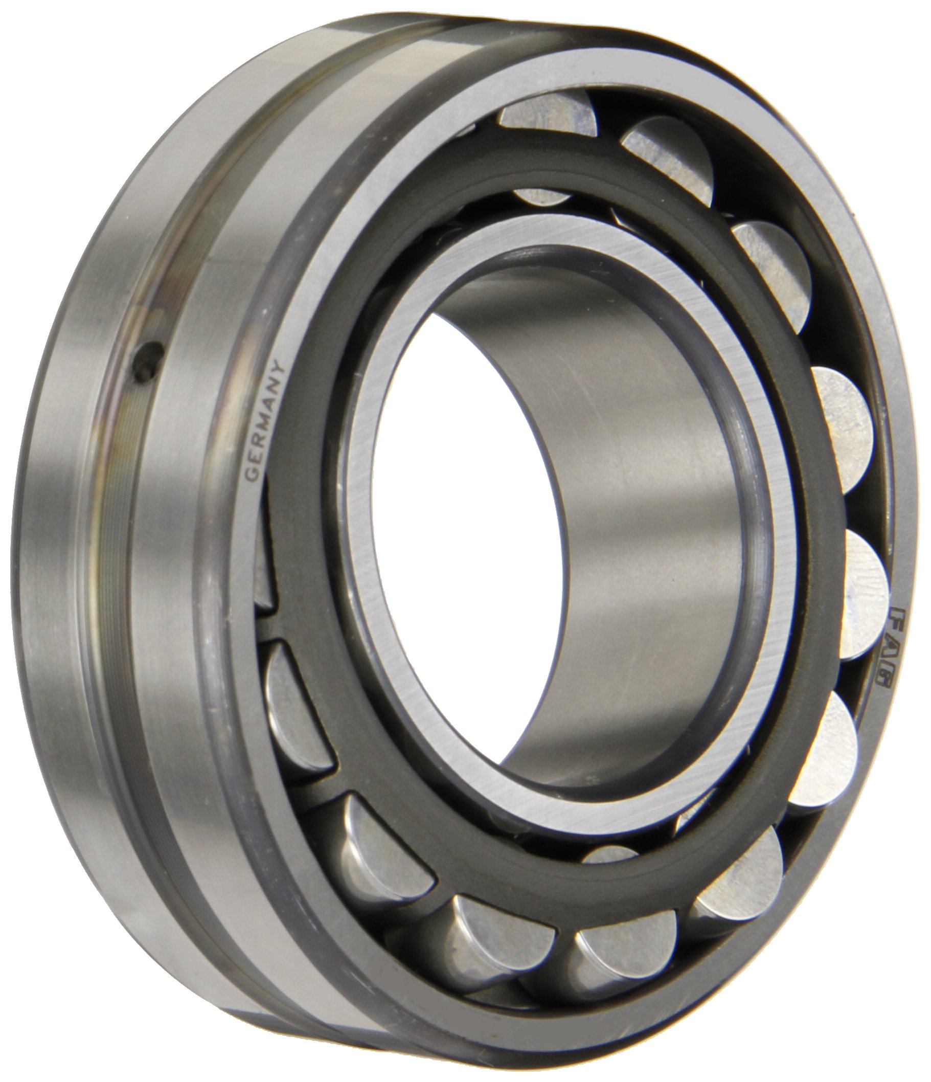 FAG 22208E1-C3 Spherical Roller Bearing 40mm ID x 80mm OD x 23mm Width - Steel Cage, C3 Clearance, Metric Size for Industrial Machinery, Heavy Equipment & Power Transmission Systems