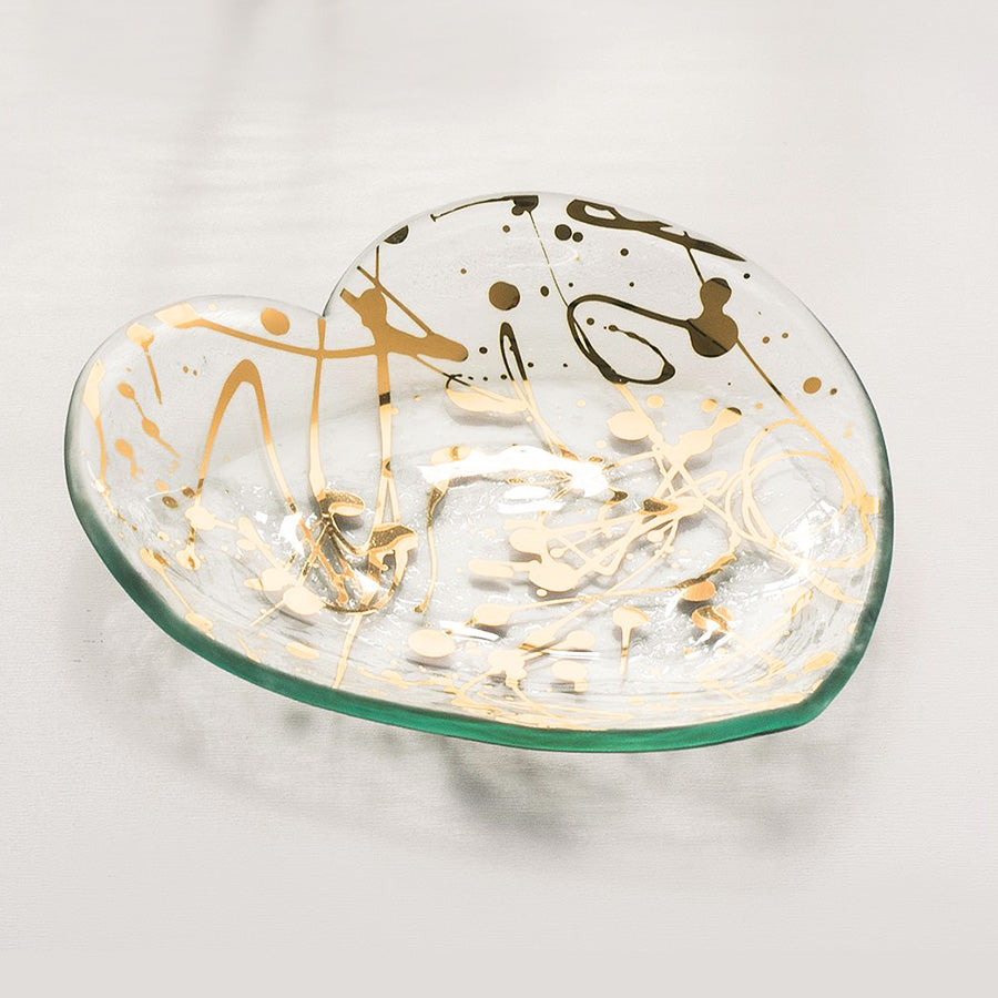 Jaxson Heart Plate - Elegant Ceramic Dinner Plate for Romantic Dinners, Valentine's Day & Special Occasions | Perfect for Couples, Anniversaries & Home Decor