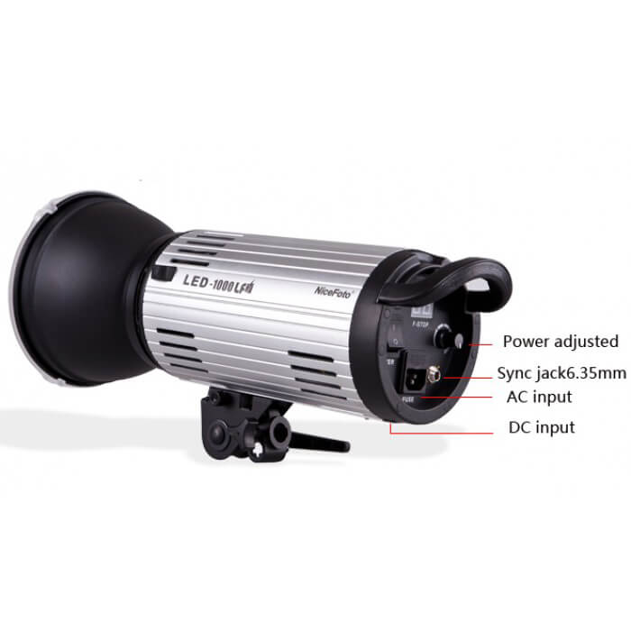 OK NICEFOTO LED 1000LF Metallic Daylight Balanced LED Continuous Lighting Kit - Perfect for Photography, Videography, and Studio Production