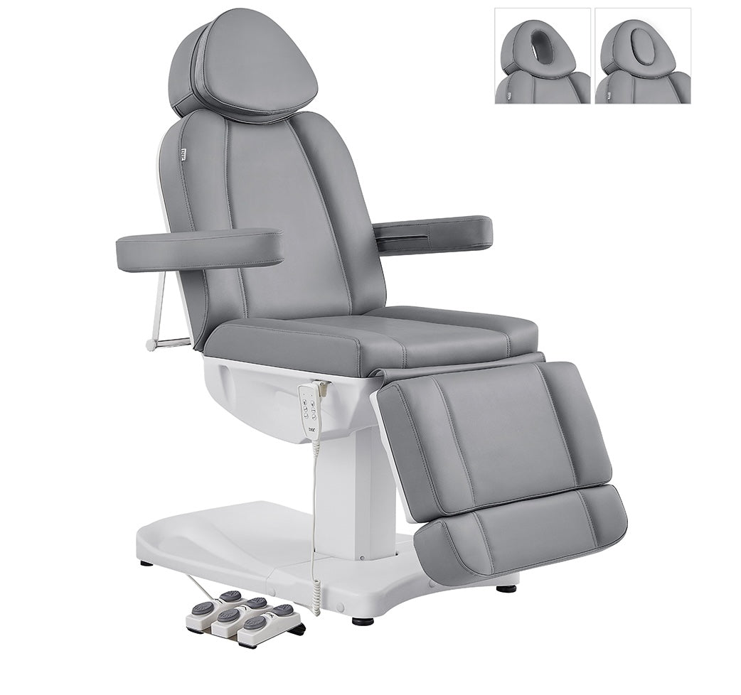 Professional Electric Esthetician Chair with 3 Motors - Adjustable Facial Spa Bed for Beauty Salon, Tattoo & Massage Therapy - Perfect for Eyebrow Microblading, Lash Extensions & Skin Treatments